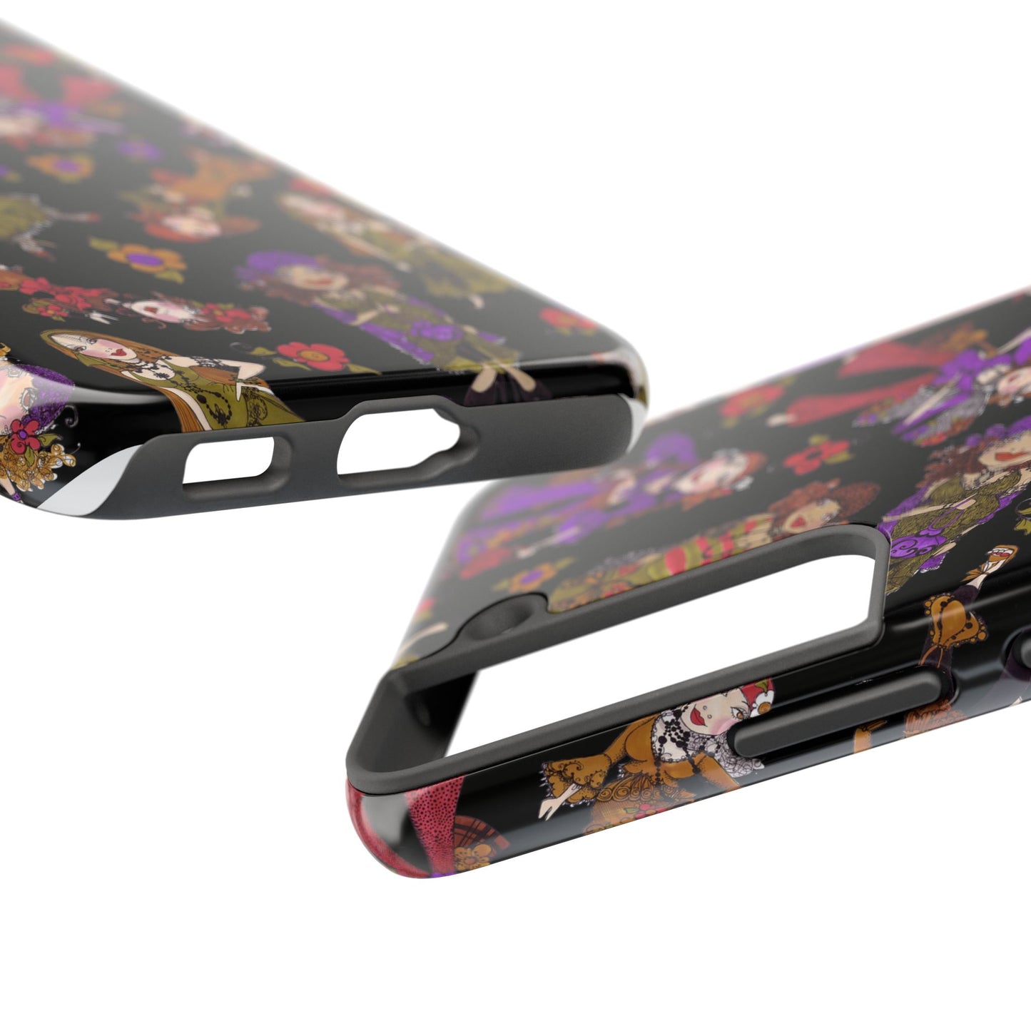 Tossed Gypsies Black Phone Case