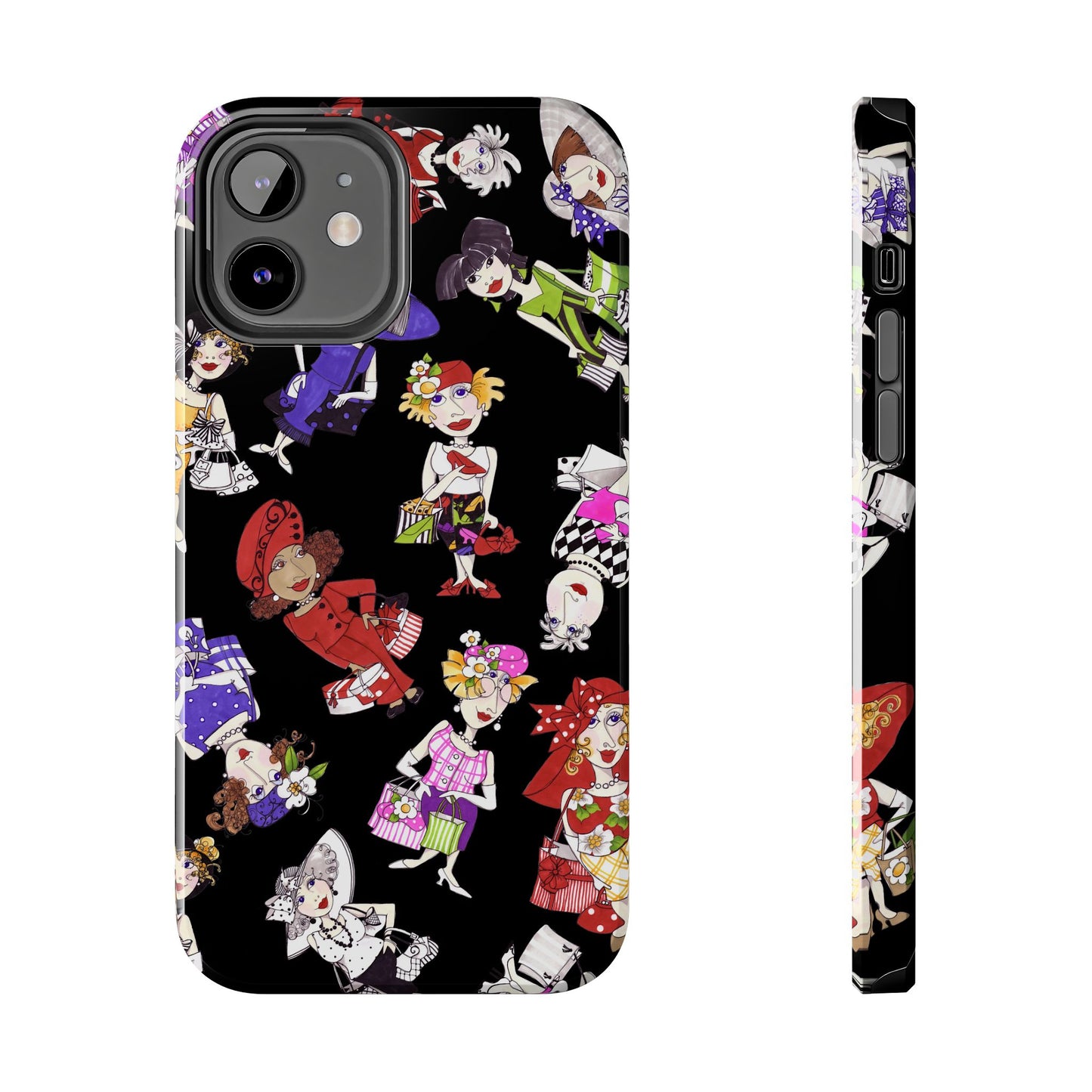 Gone Shopping Tossed Black Phone Case