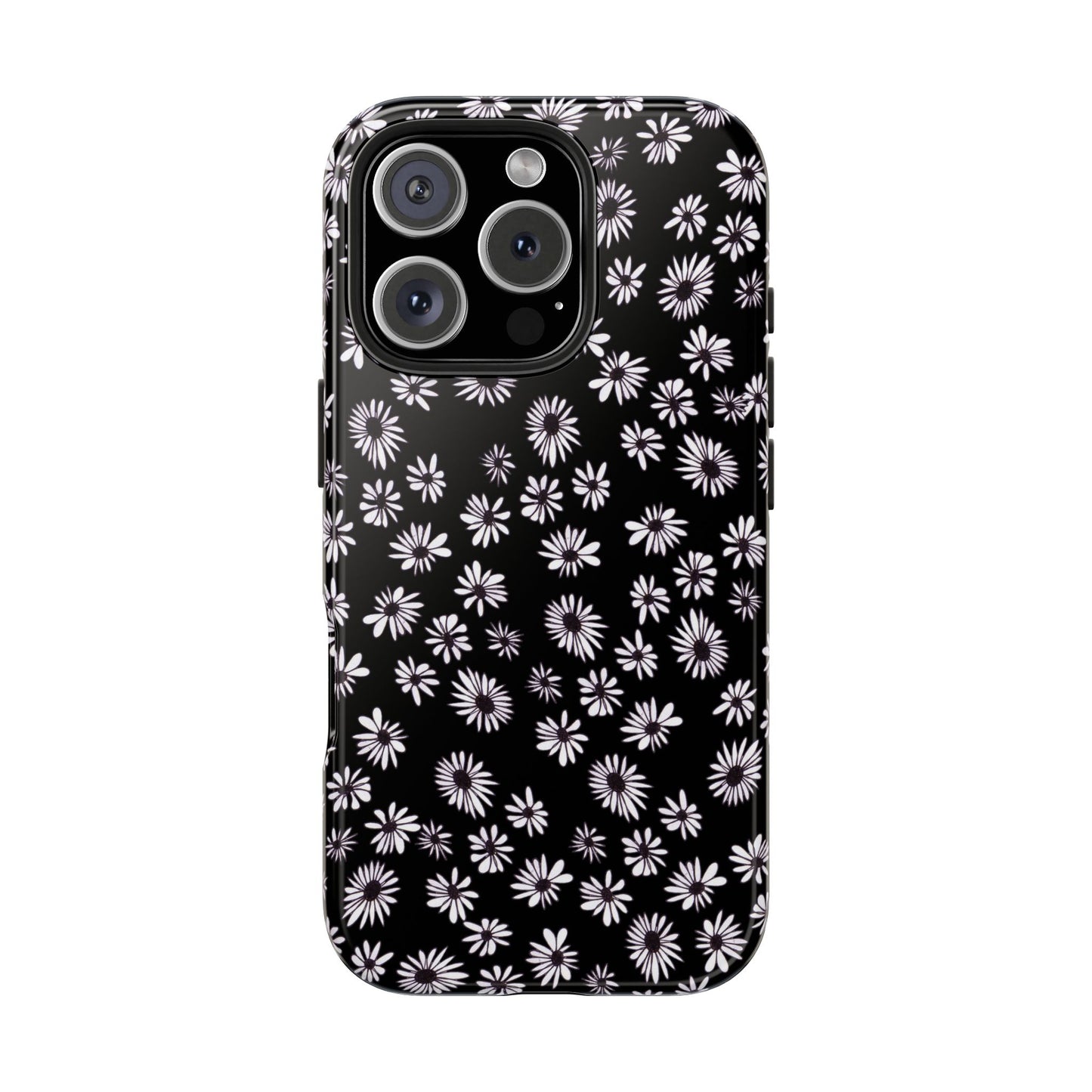 Random Daisy Black / White Phone Case