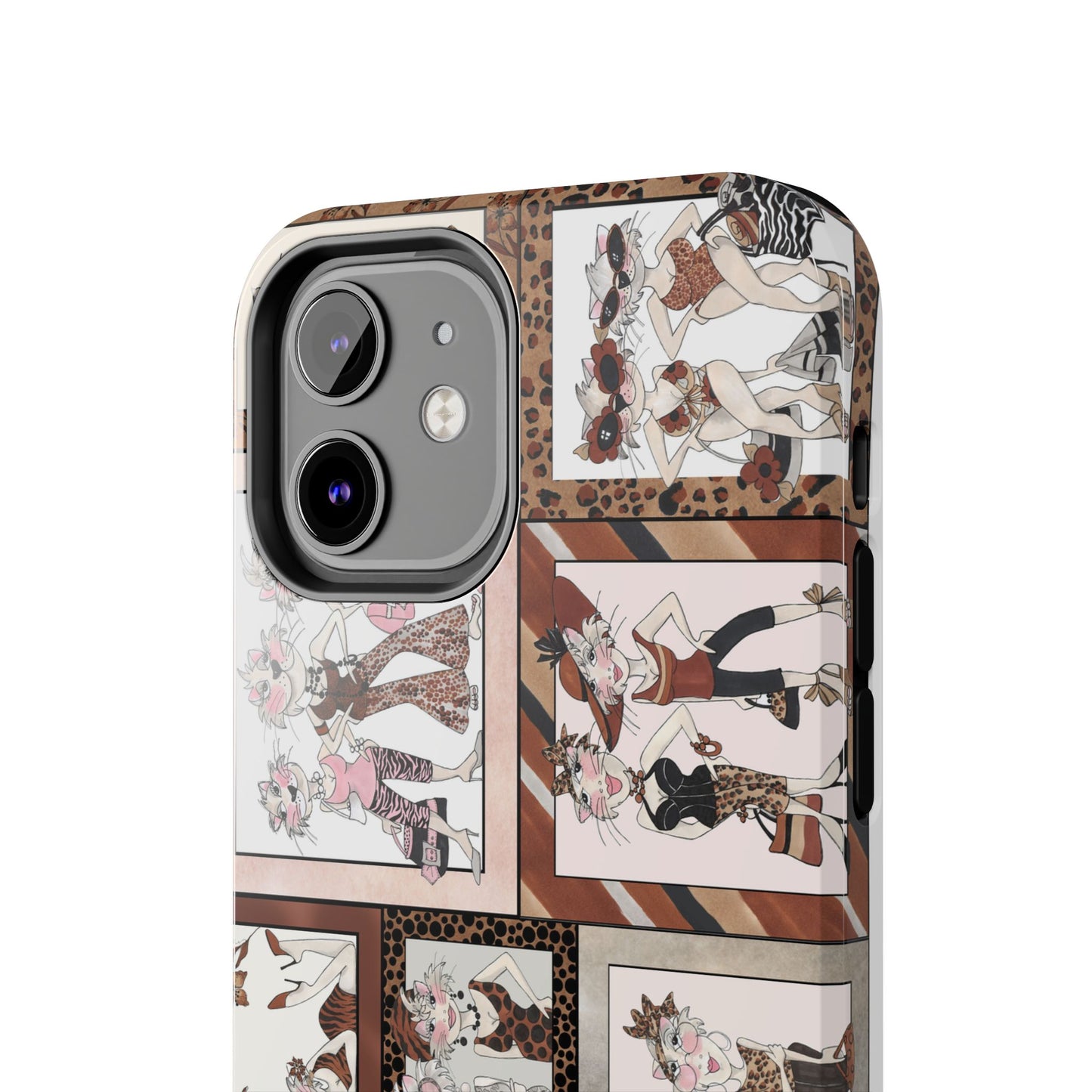 Wild Cat Woman Phone Case