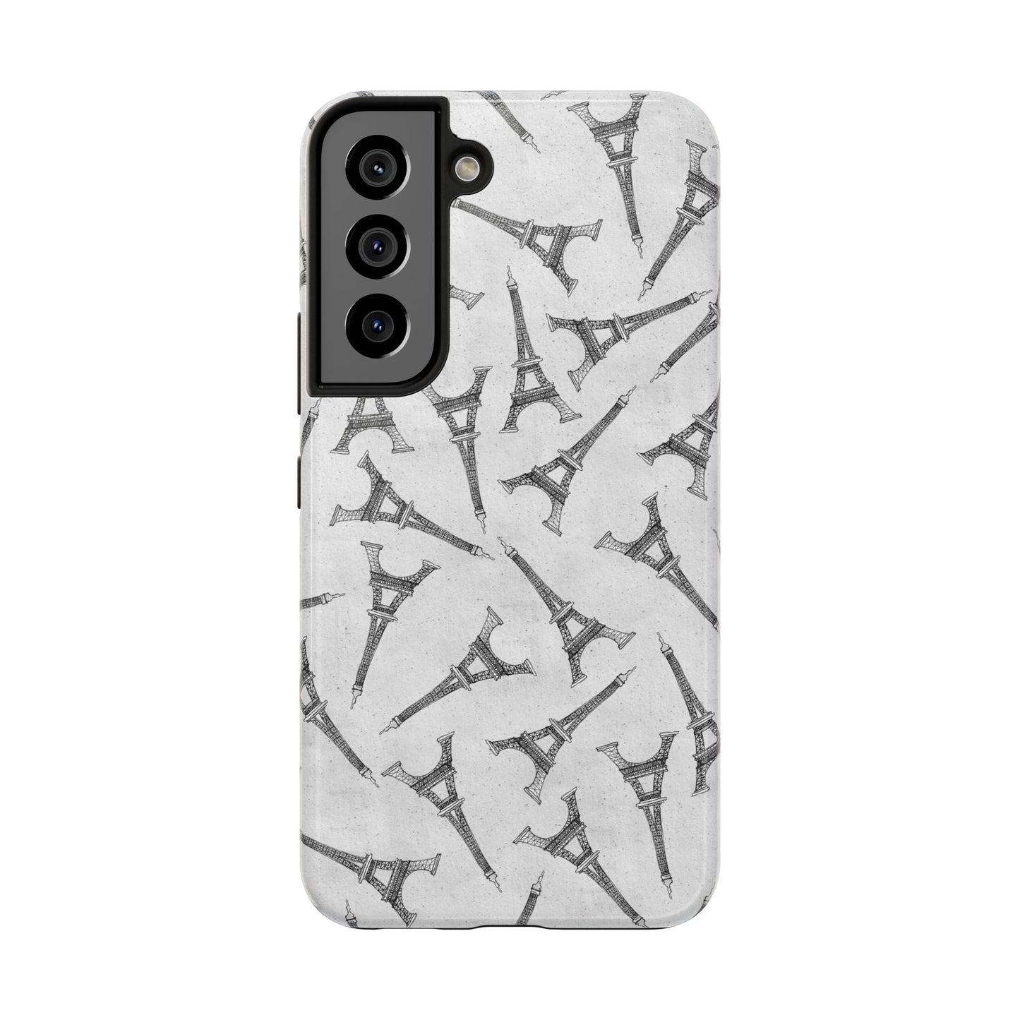 Eifelesque Silver Phone Case