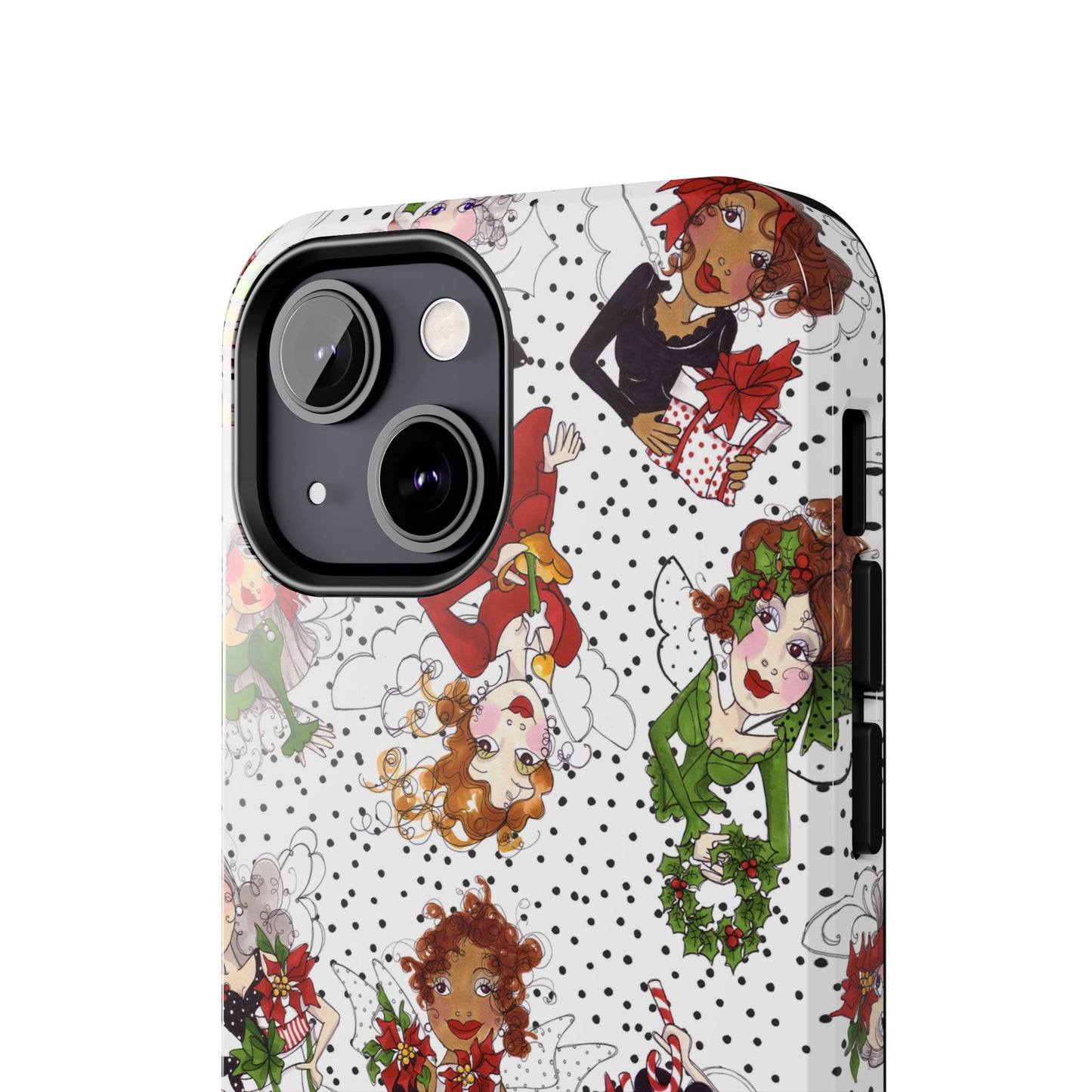 Fairy Toss White / Black Phone Case