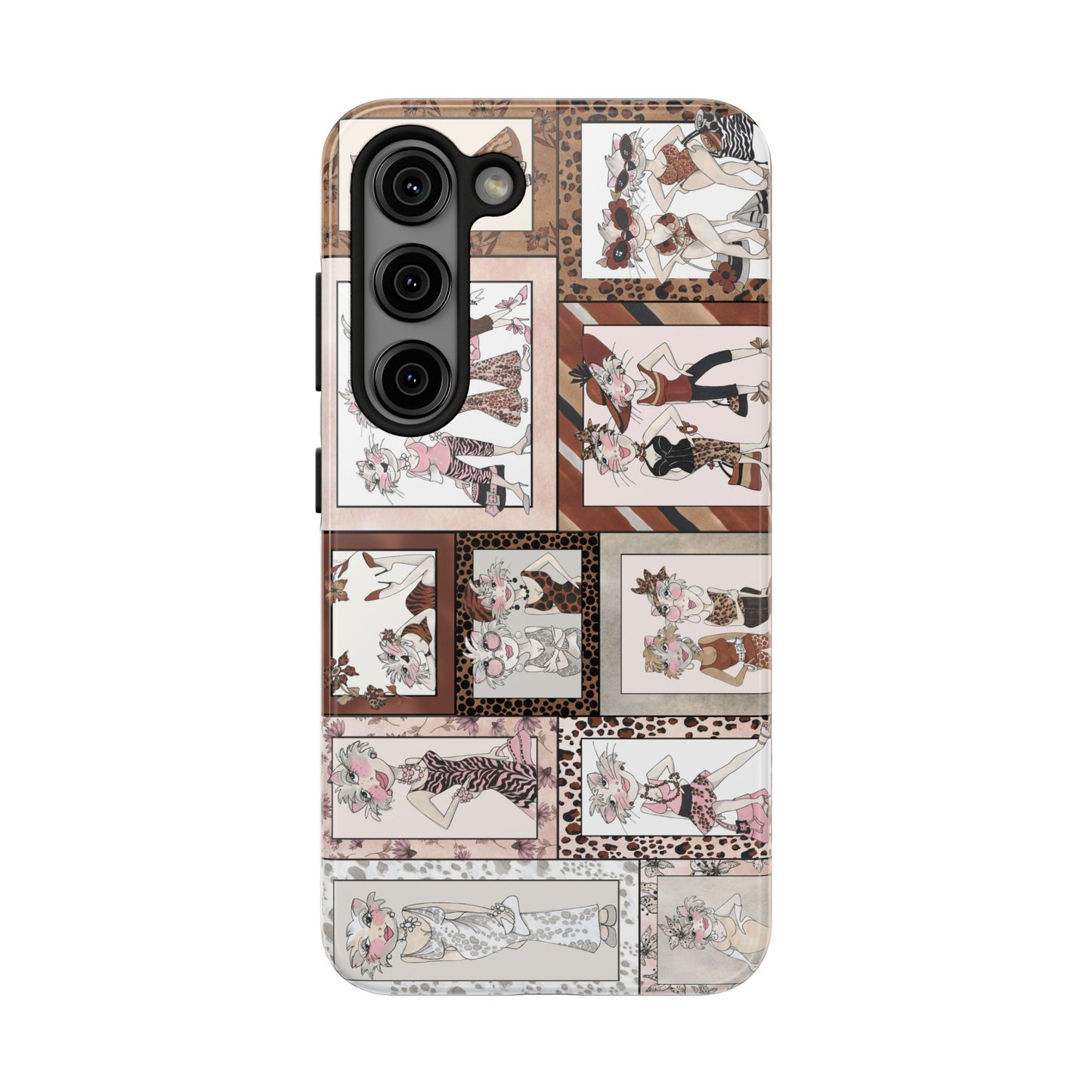 Wild Cat Woman Phone Case