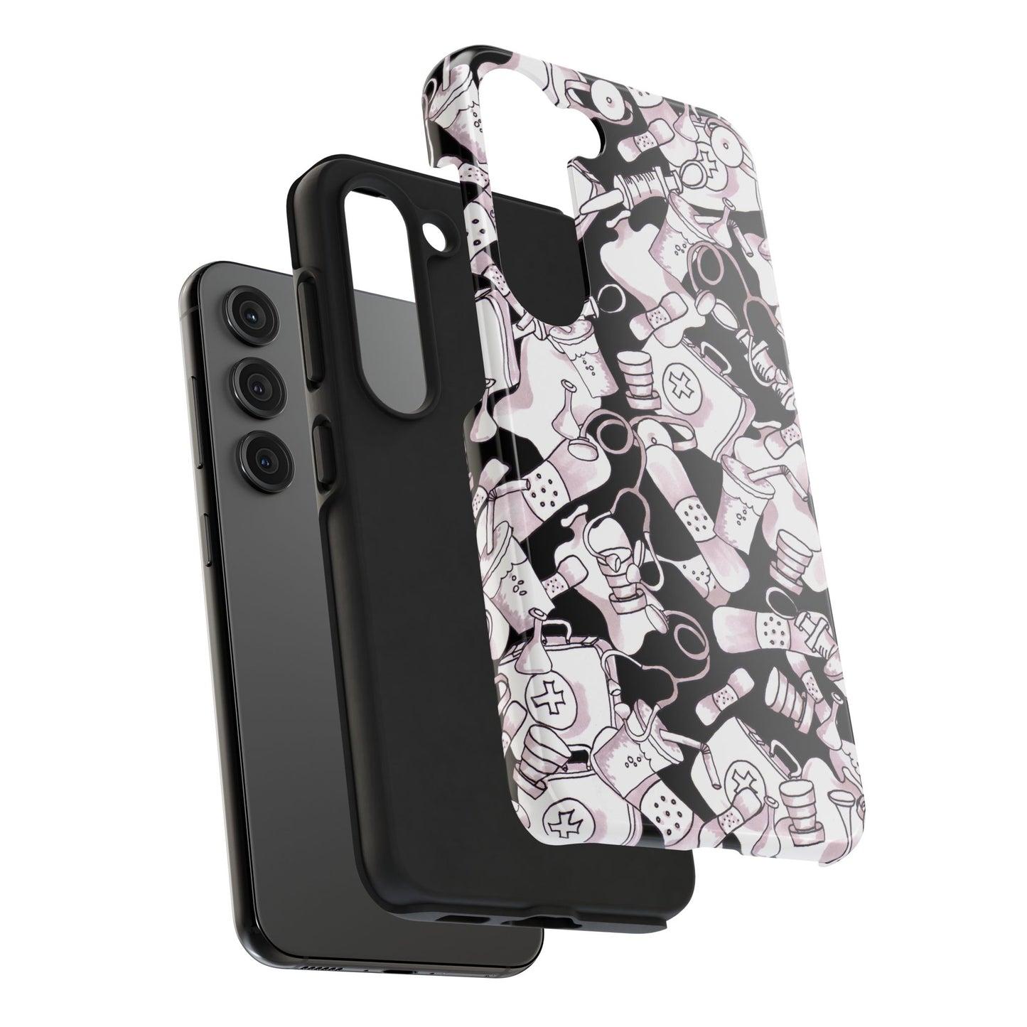 Med Stuff Black Phone Case