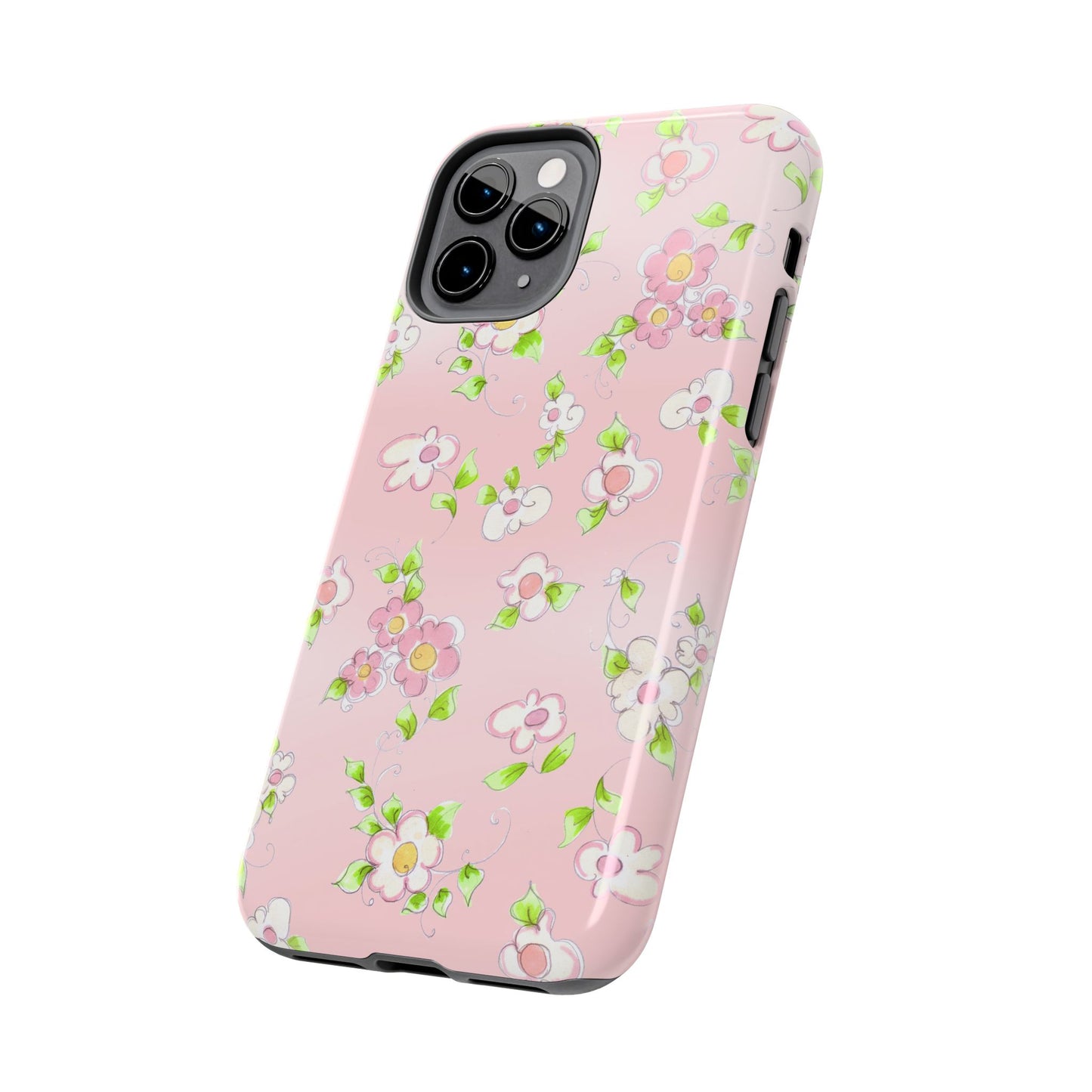 Precious Posies Pink Phone Case