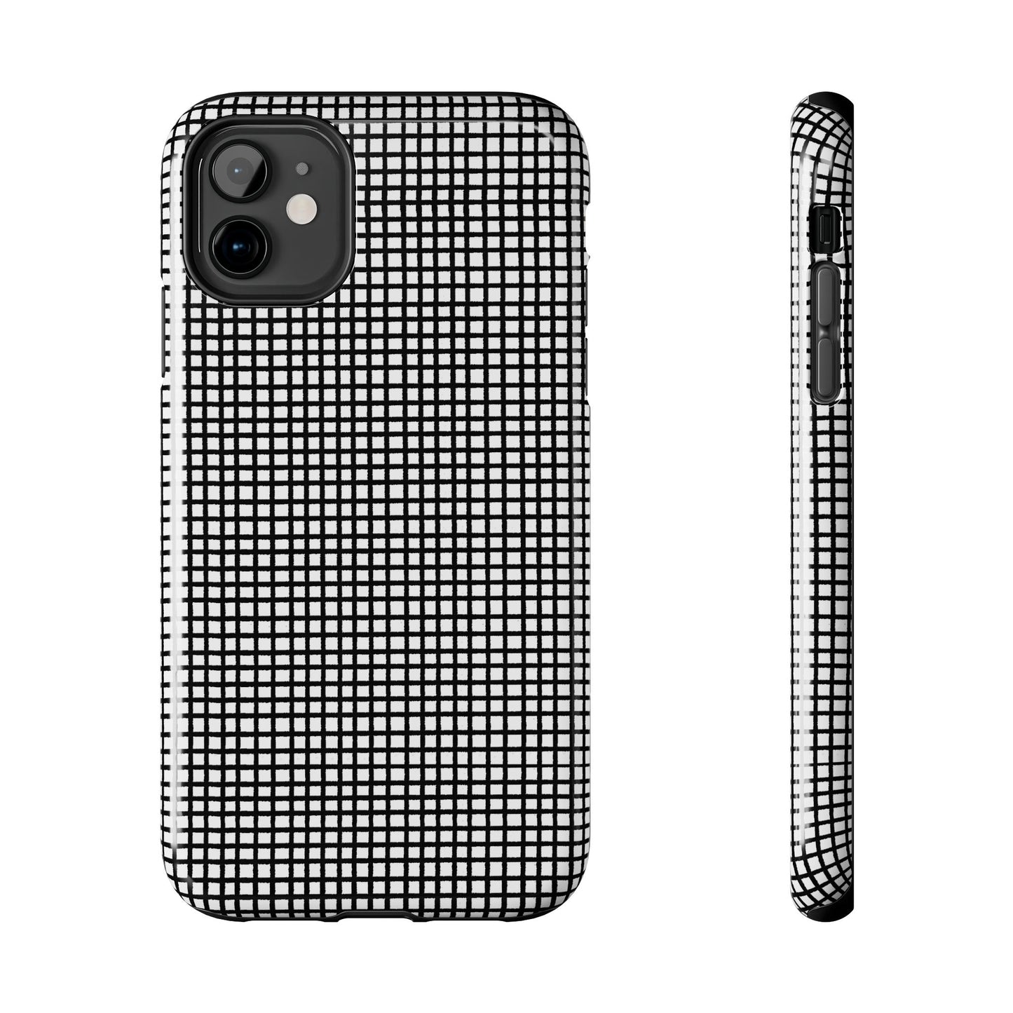 Chipper Check Black Phone Case