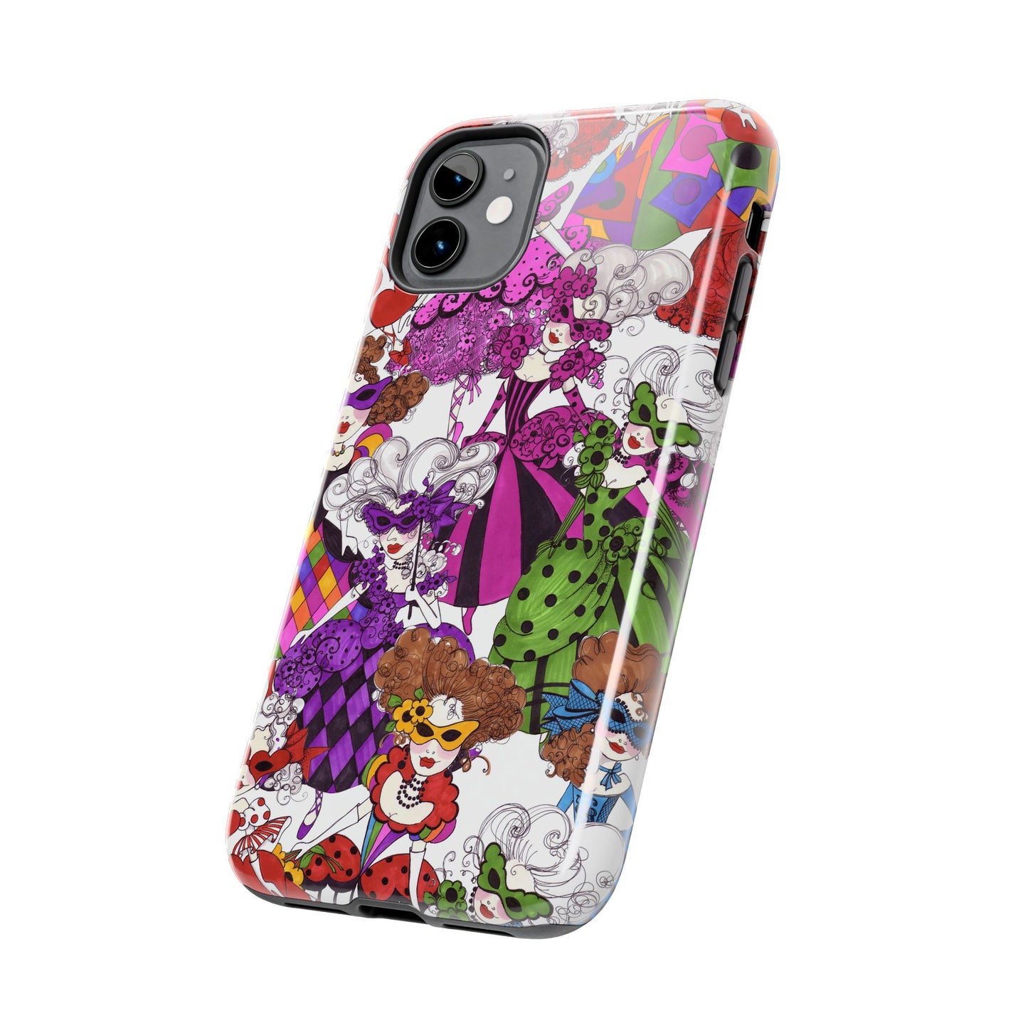 Crowded Dance Floor White Phone Case