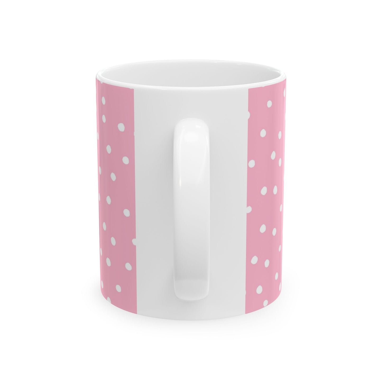 Dinky Dots Pink / White Cup