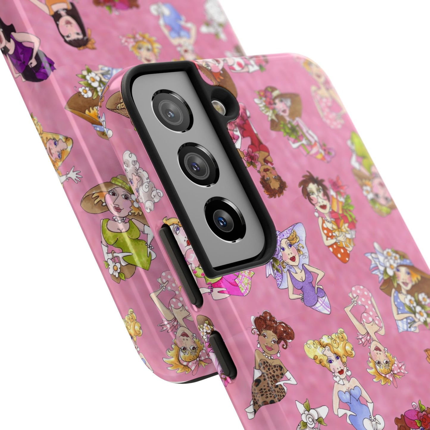 Fast Women Tossed Pink Phone Case