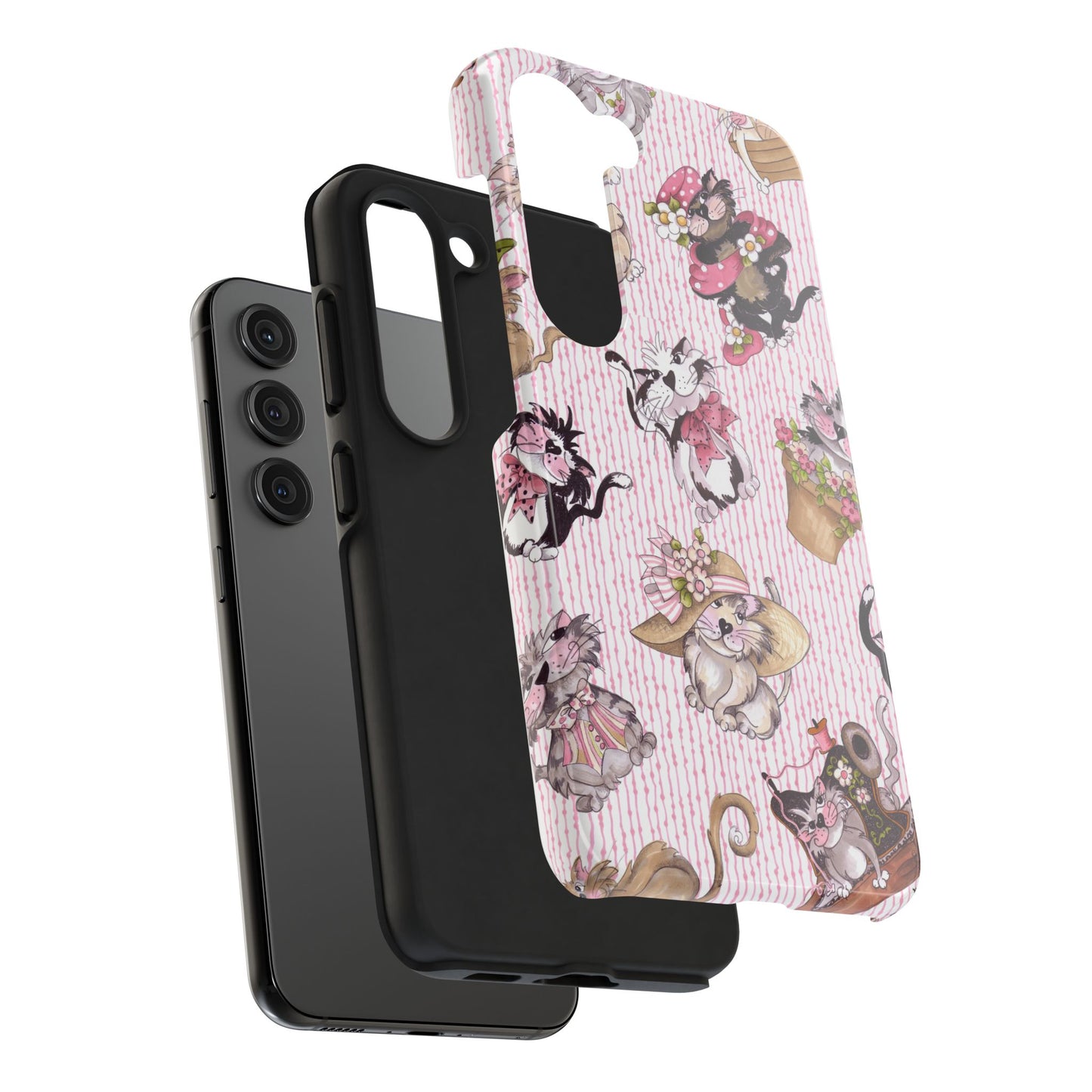Fancy Cats Pink Phone Case