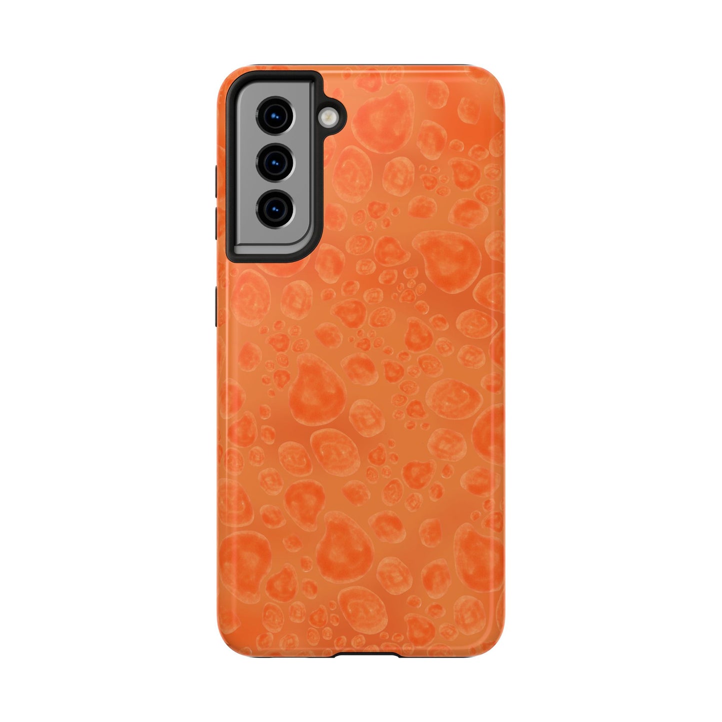 Paw Dots Orange Phone Case