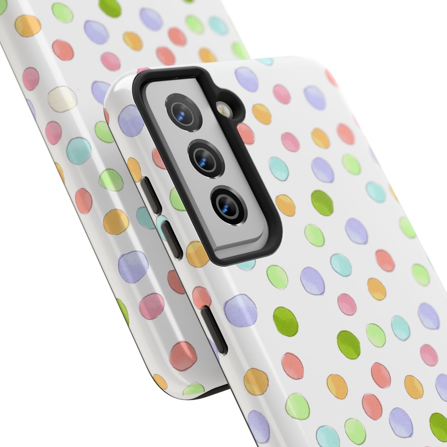 Happy Dots White Phone Case