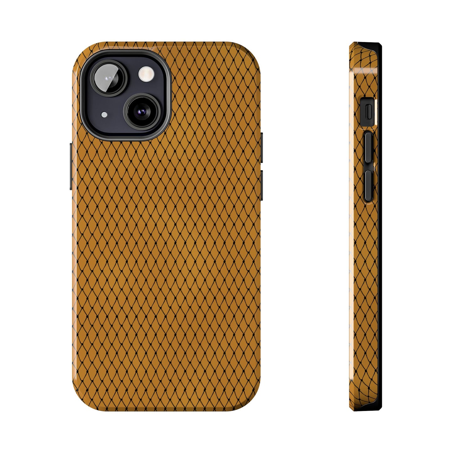 Fishnet Gold Phone Case