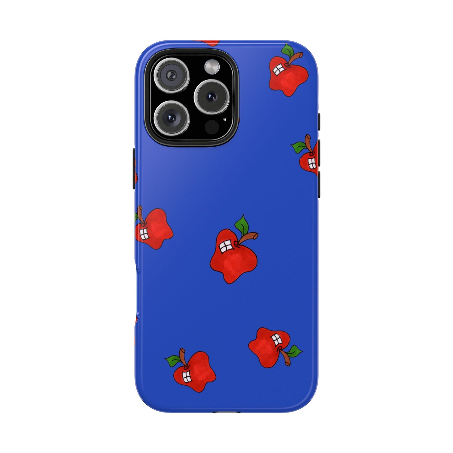 Flying Apples Blue Phone Case
