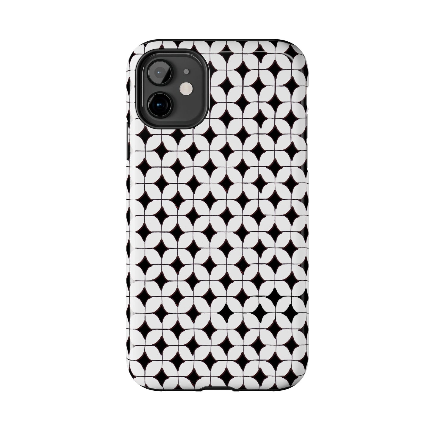 Tile-ish Black Phone Case