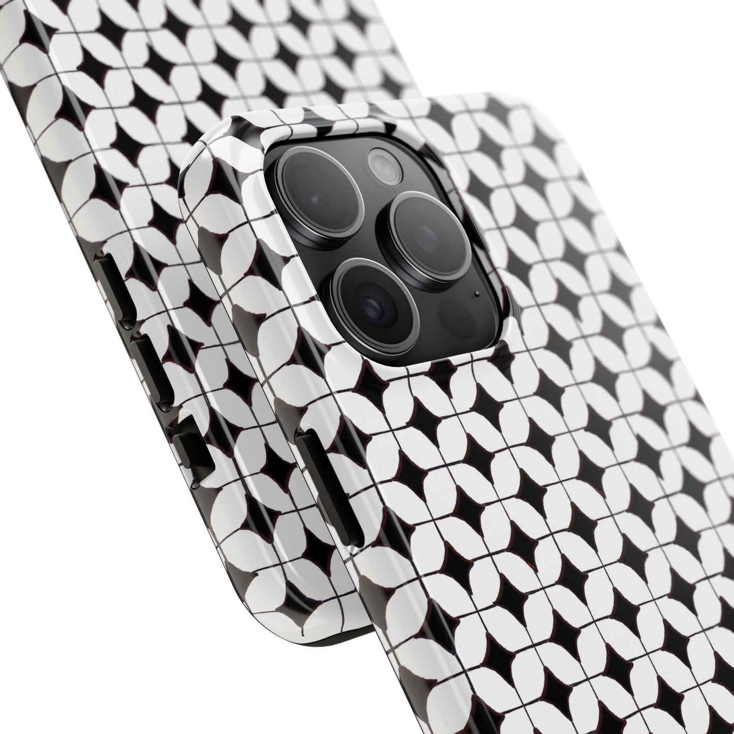 Tile-ish Black Phone Case