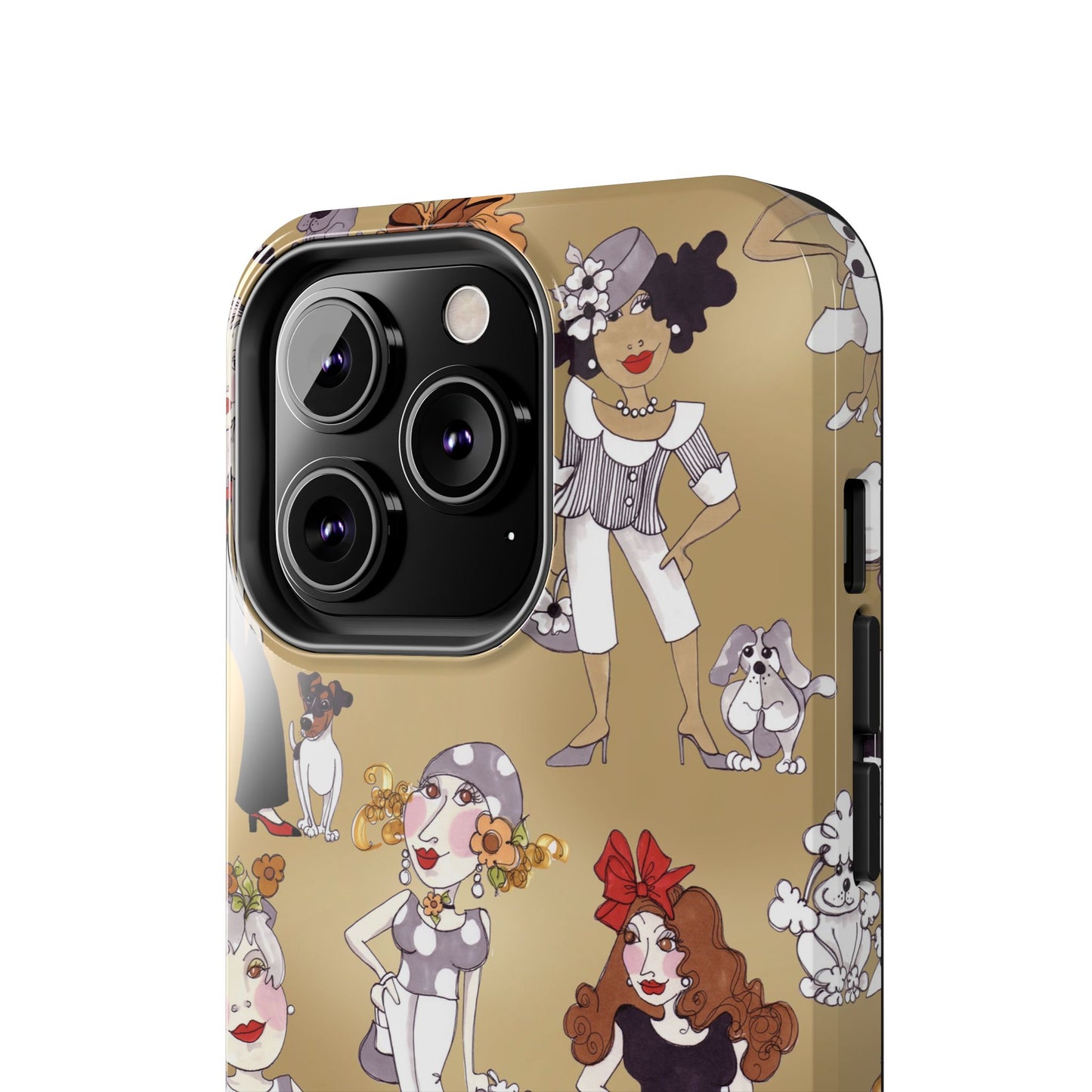 Dog Ladies Tan Phone Case