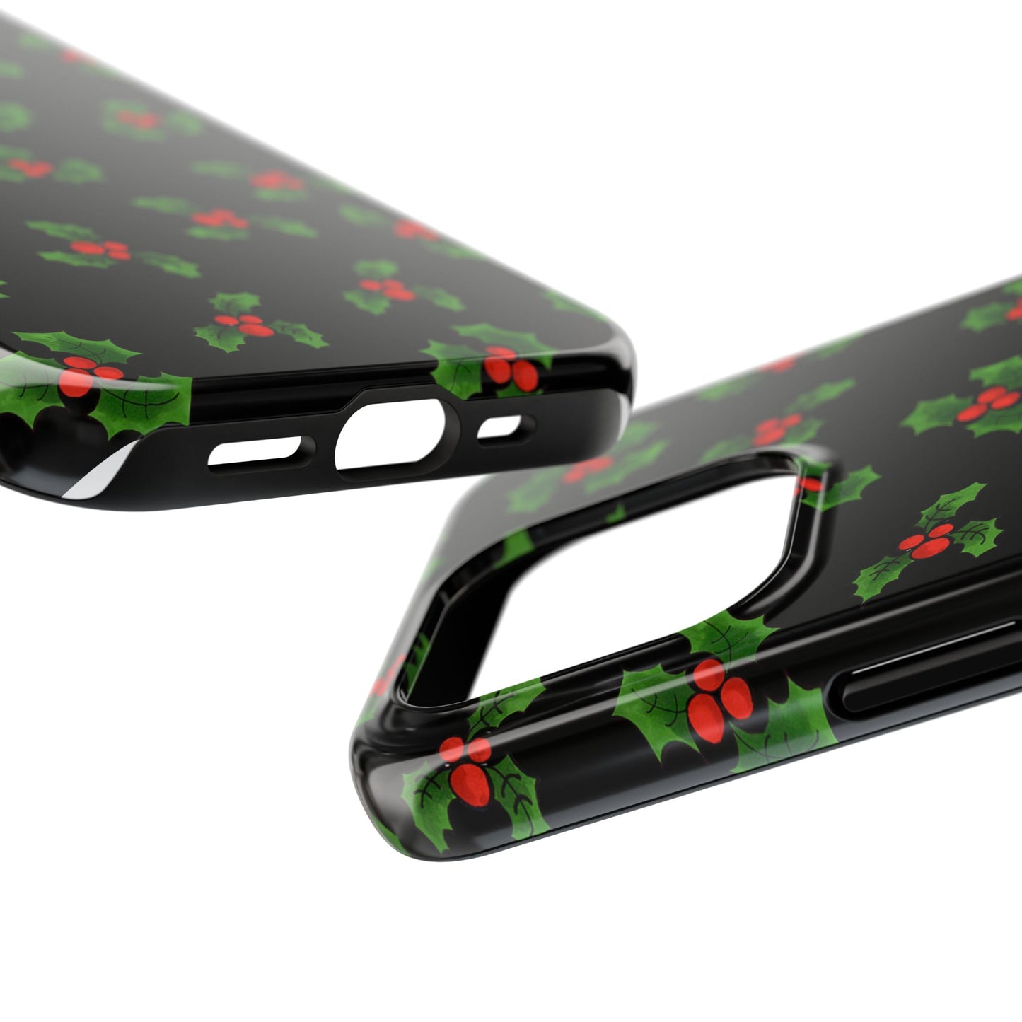 Lotsa Holly Black Phone Case