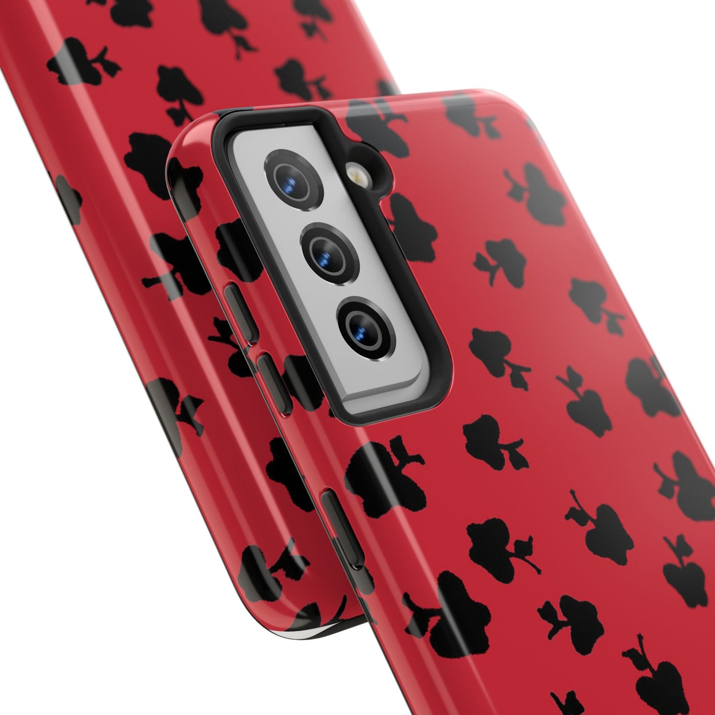 Happy Apples Red / Black Phone Case