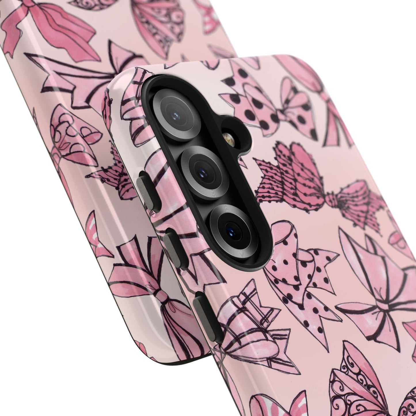 Blushing Bows Pink Sky Phone Case
