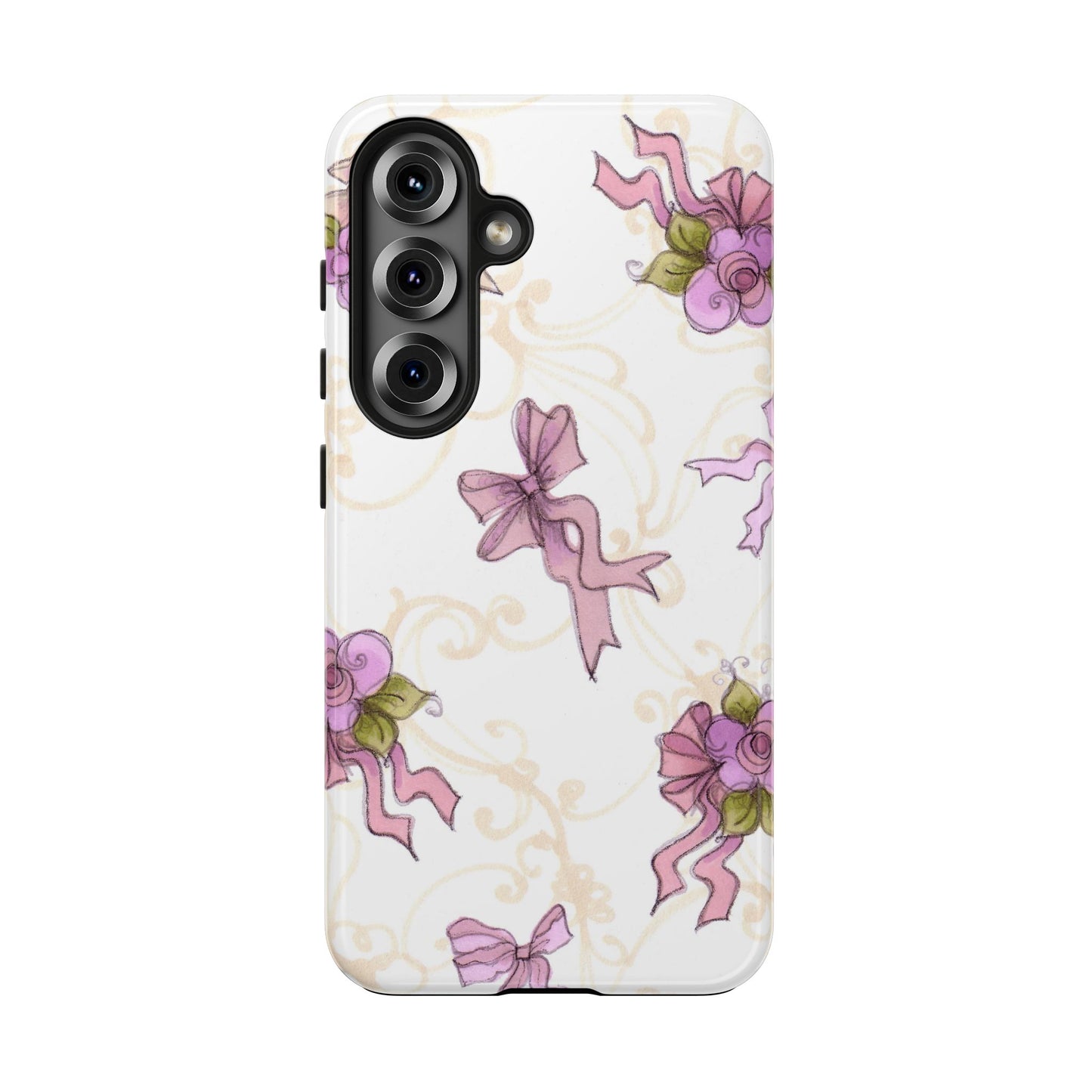 Flower Model Bow Flowers Phone Case