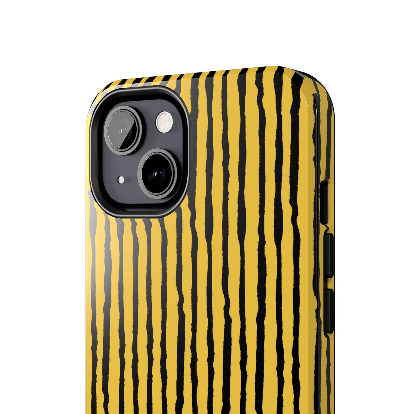 Sorta Stripe Yellow / Black Phone Case