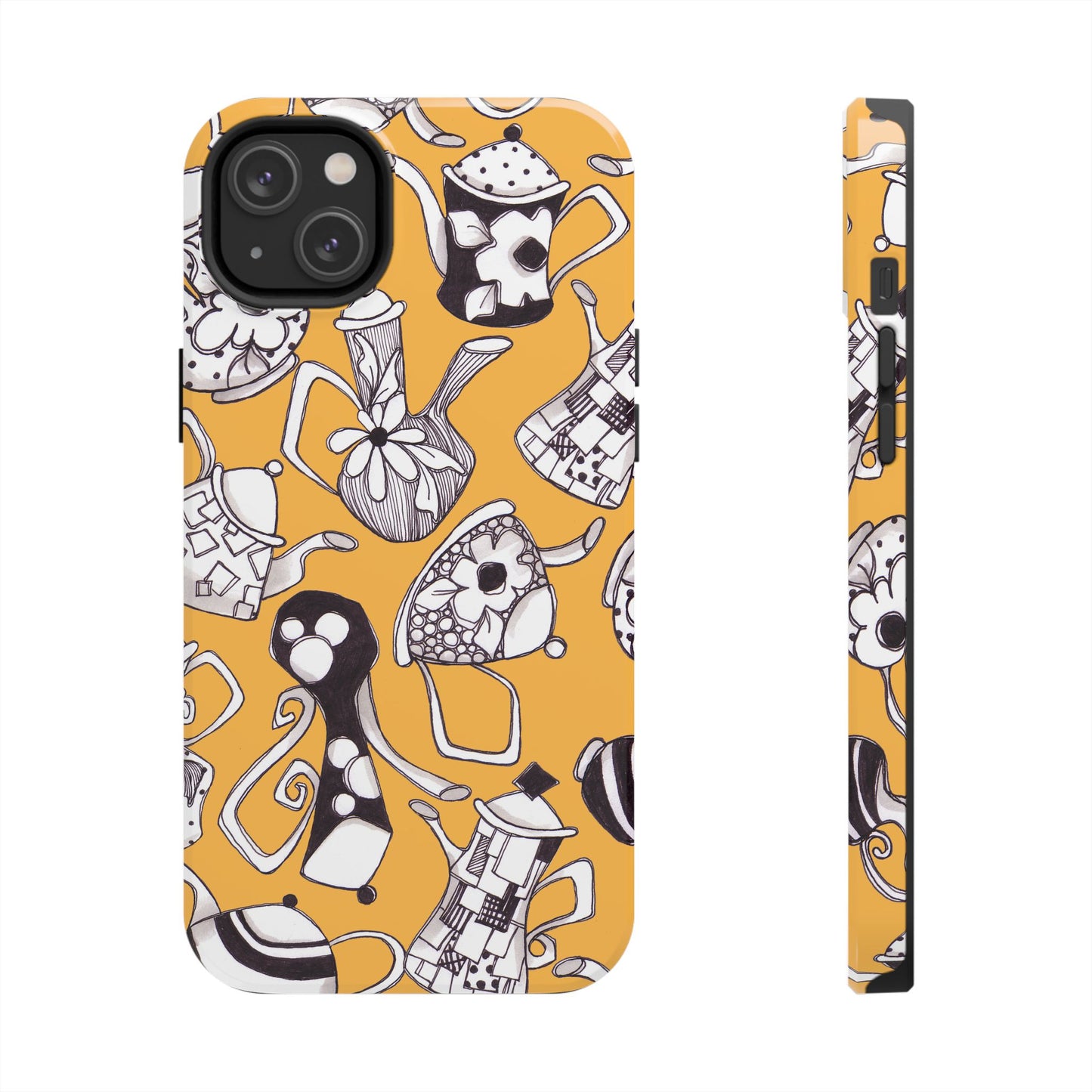 Fancy Pots Yellow Phone Case