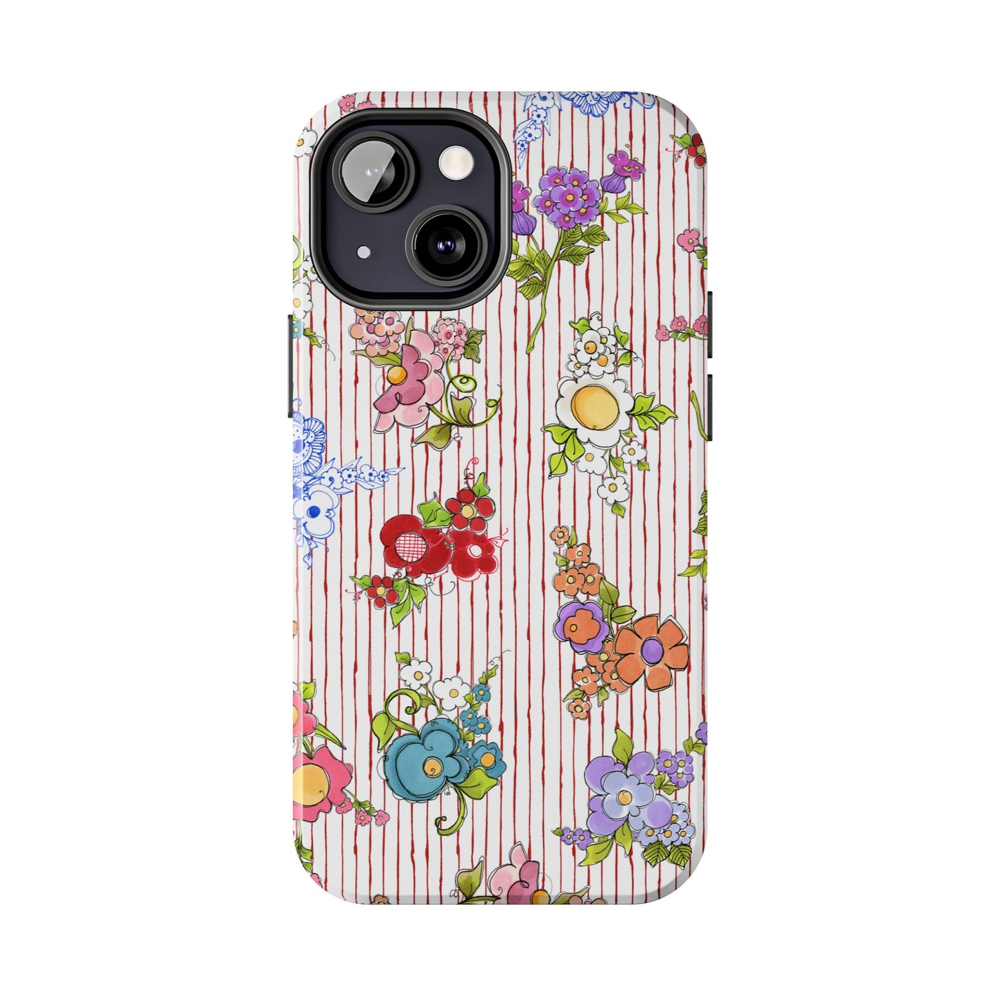 Mixed Bouquets Red / White Phone Case