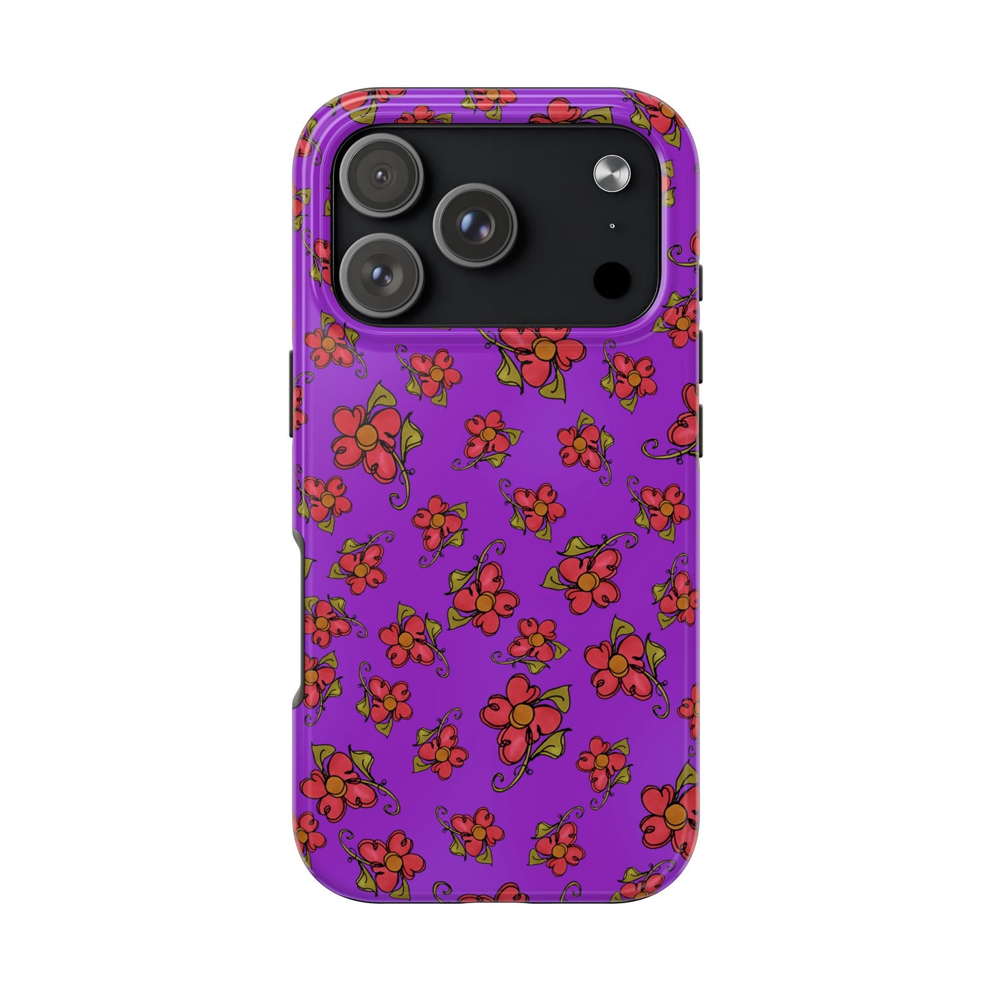 Daisy Caper Purple Phone Case