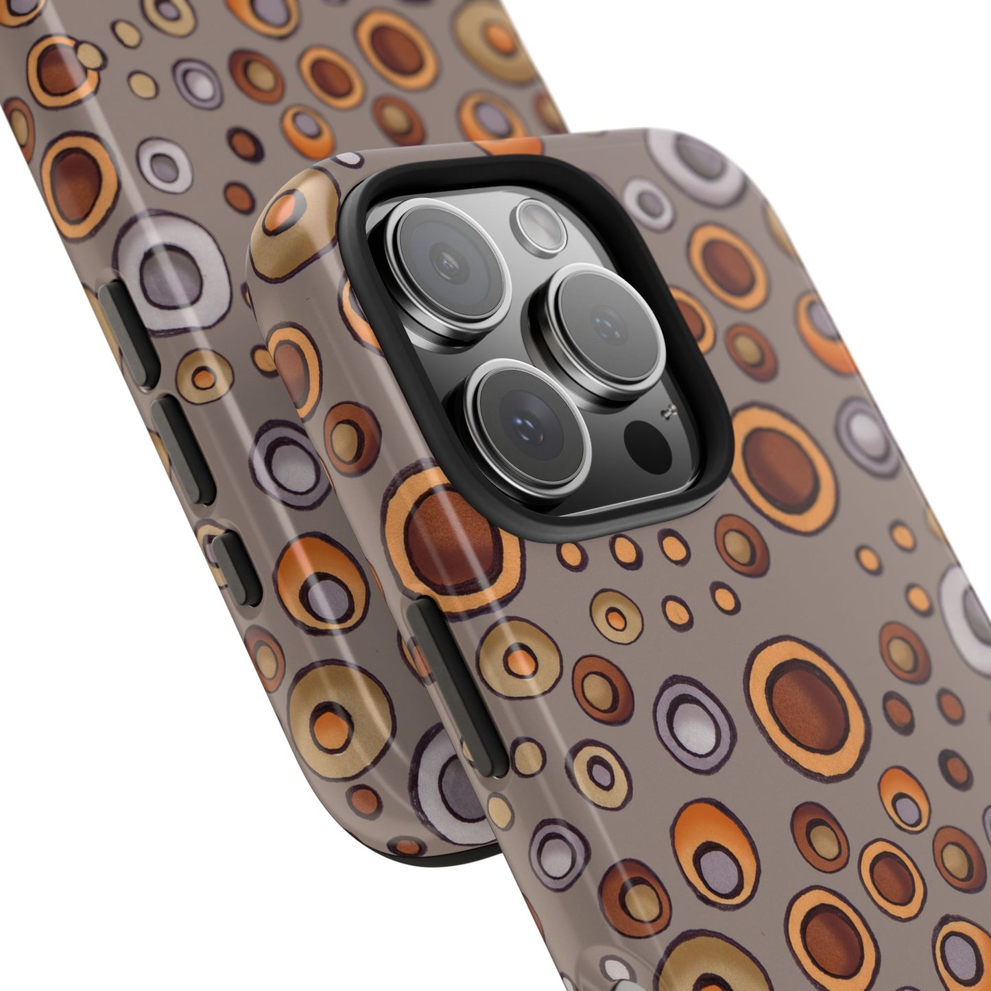 Doggy Dots Gray Phone Case