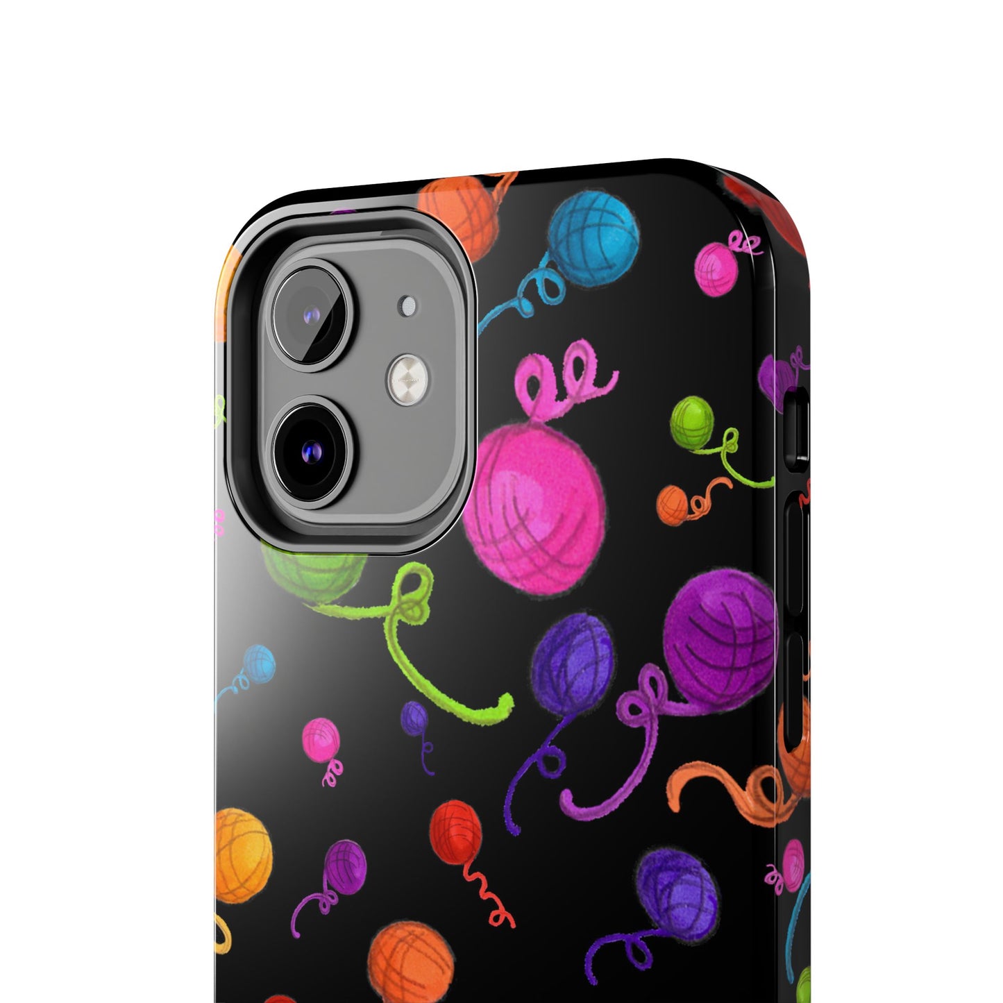 Yarniverse Black Phone Case