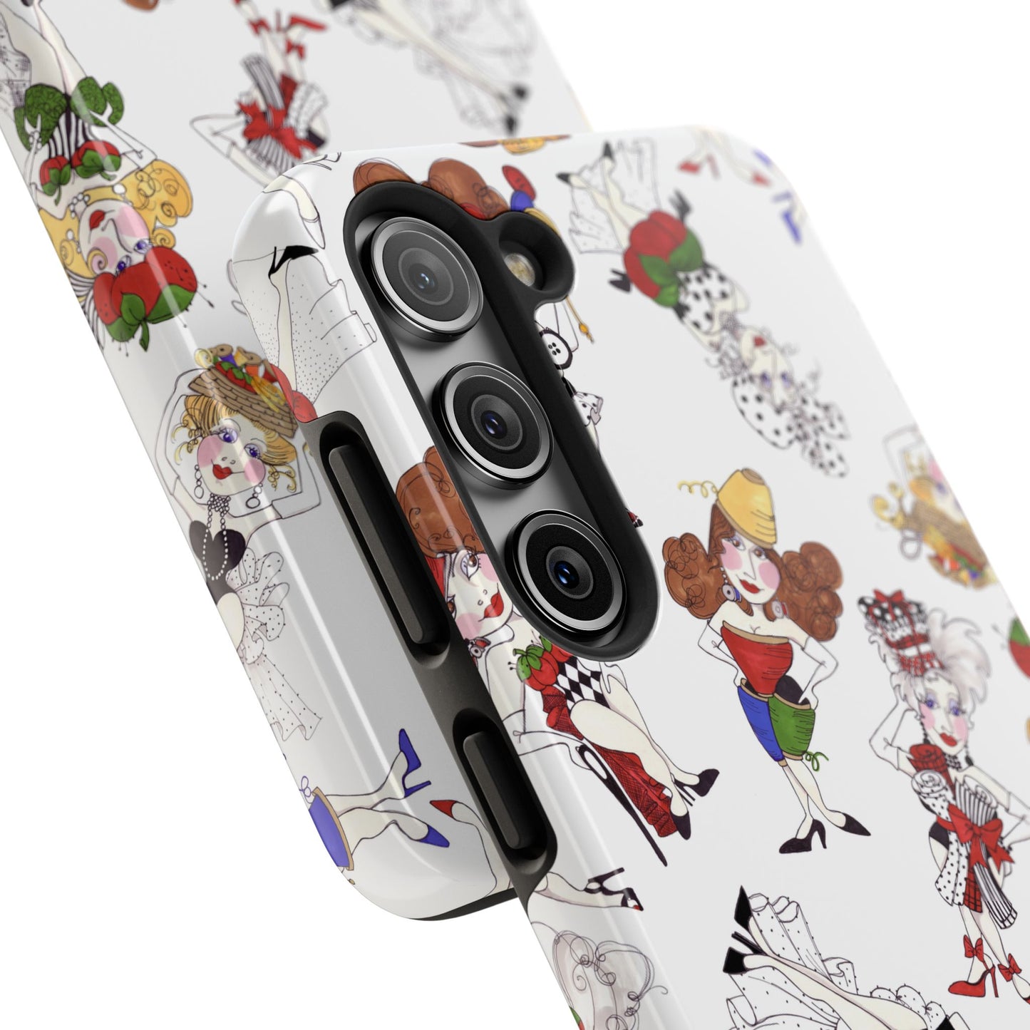 Sew Tossed White Phone Case