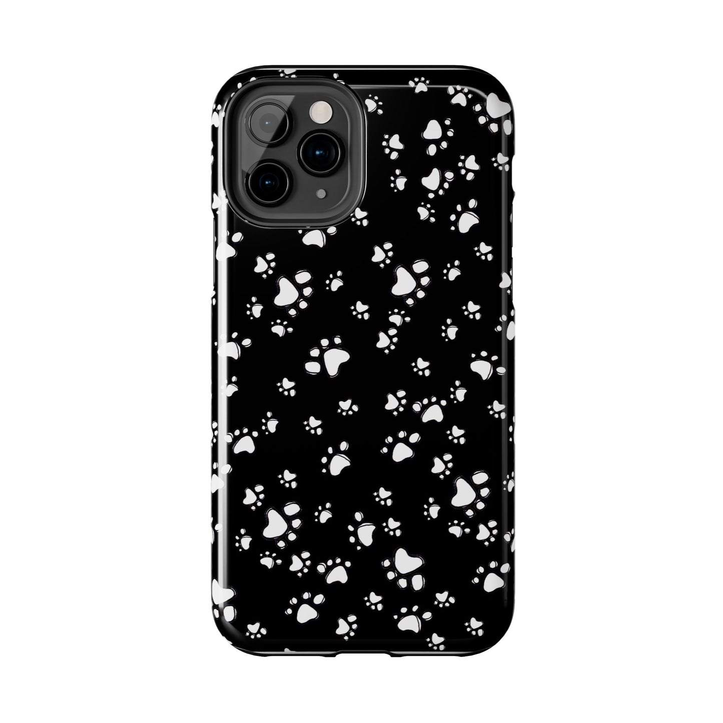 Paw Flakes Black Phone Case