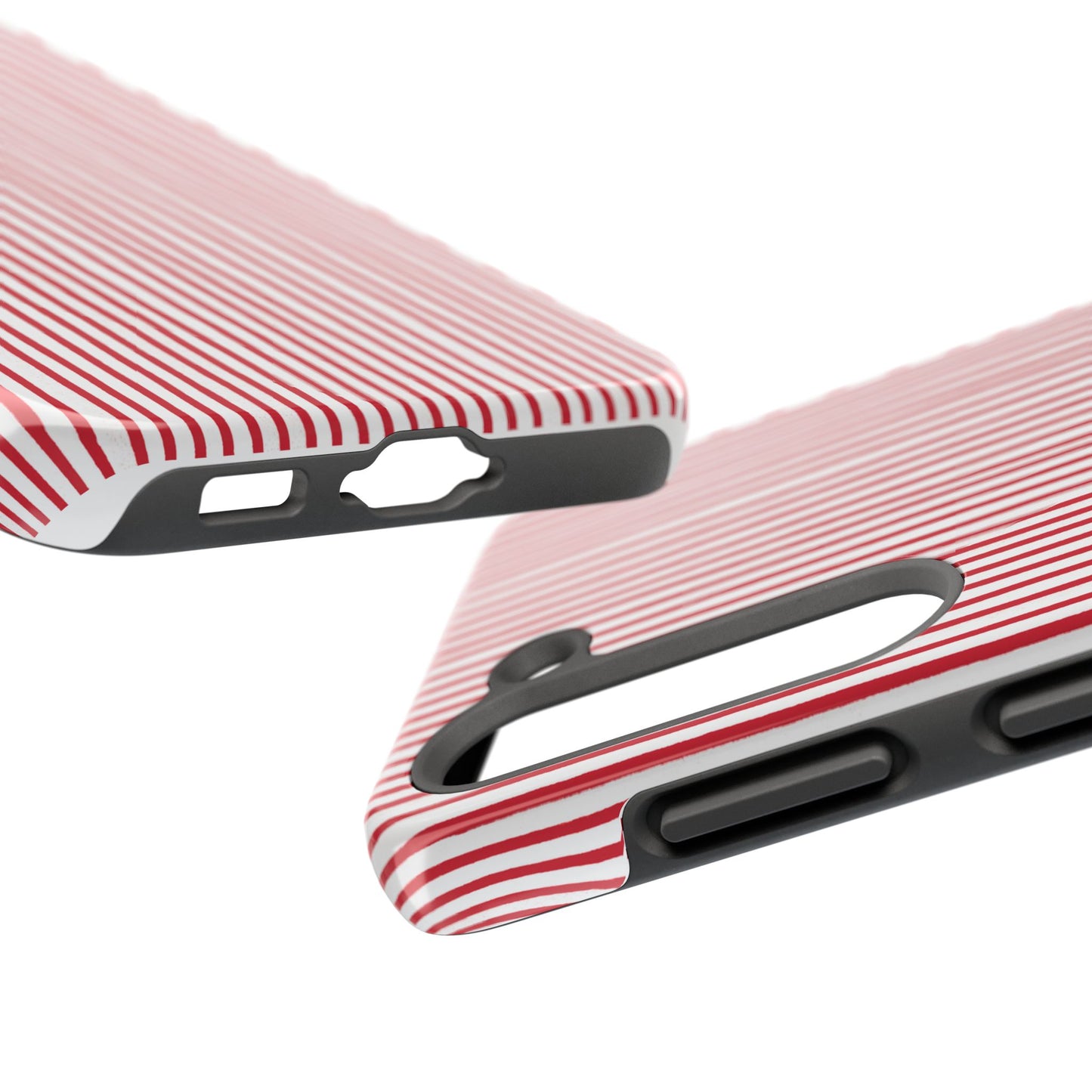Candy Stripe White / Red Phone Case