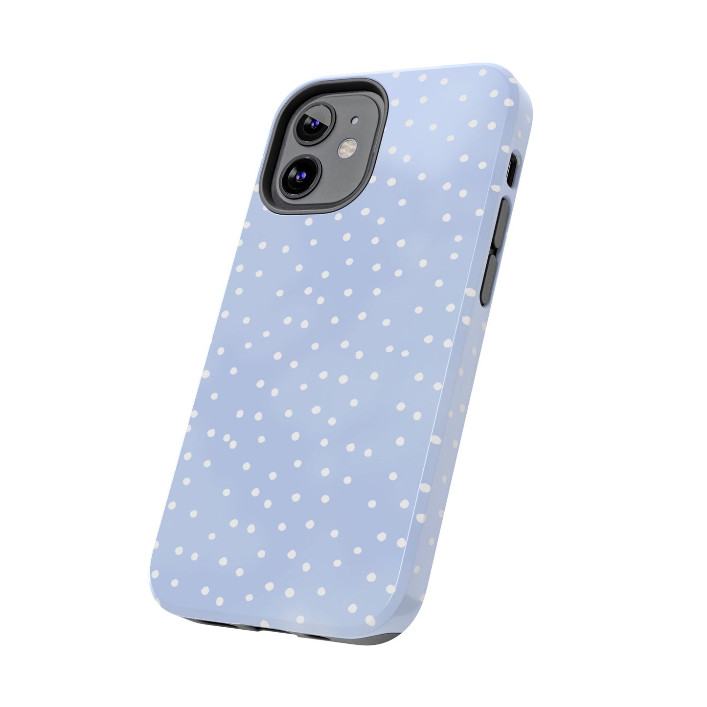 Petite Dots Blue / White Phone Case