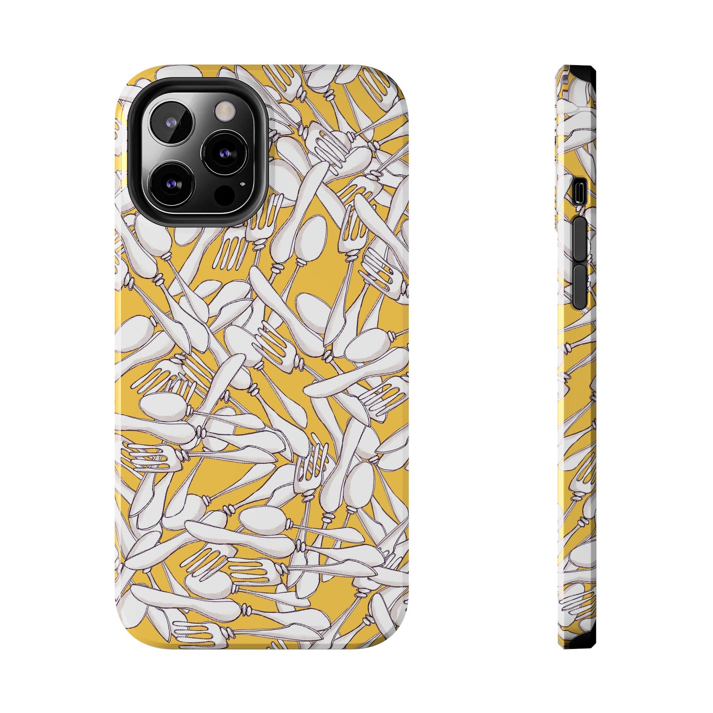 Silverware Wars Yellow Phone Case