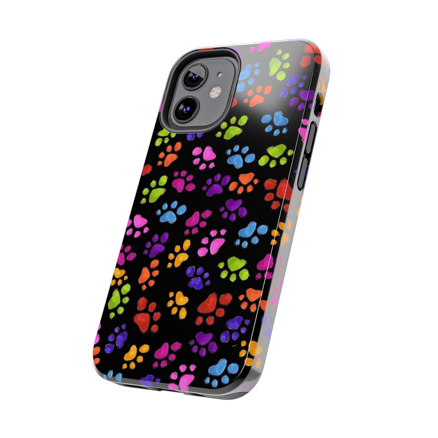 Fancy Paws Black Phone Case