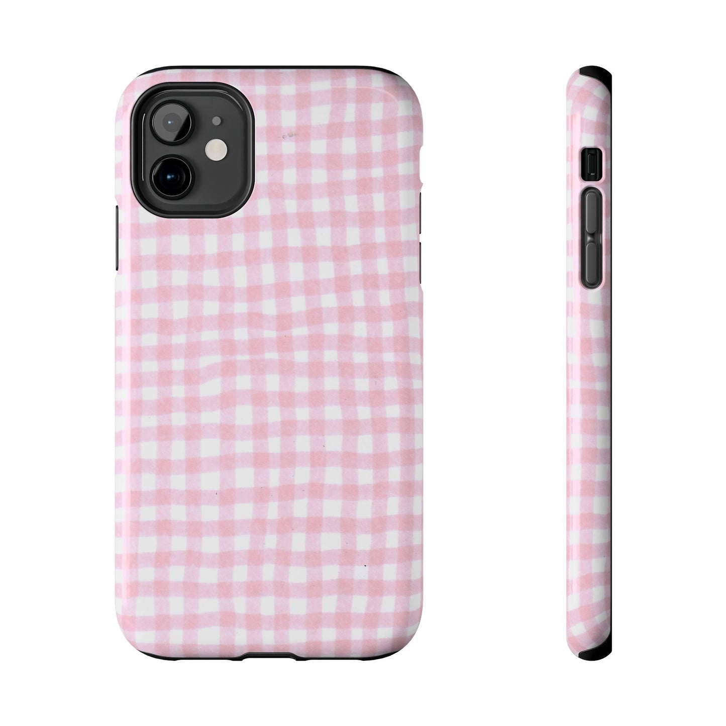 Wonky Chipper Check Pink Phone Case