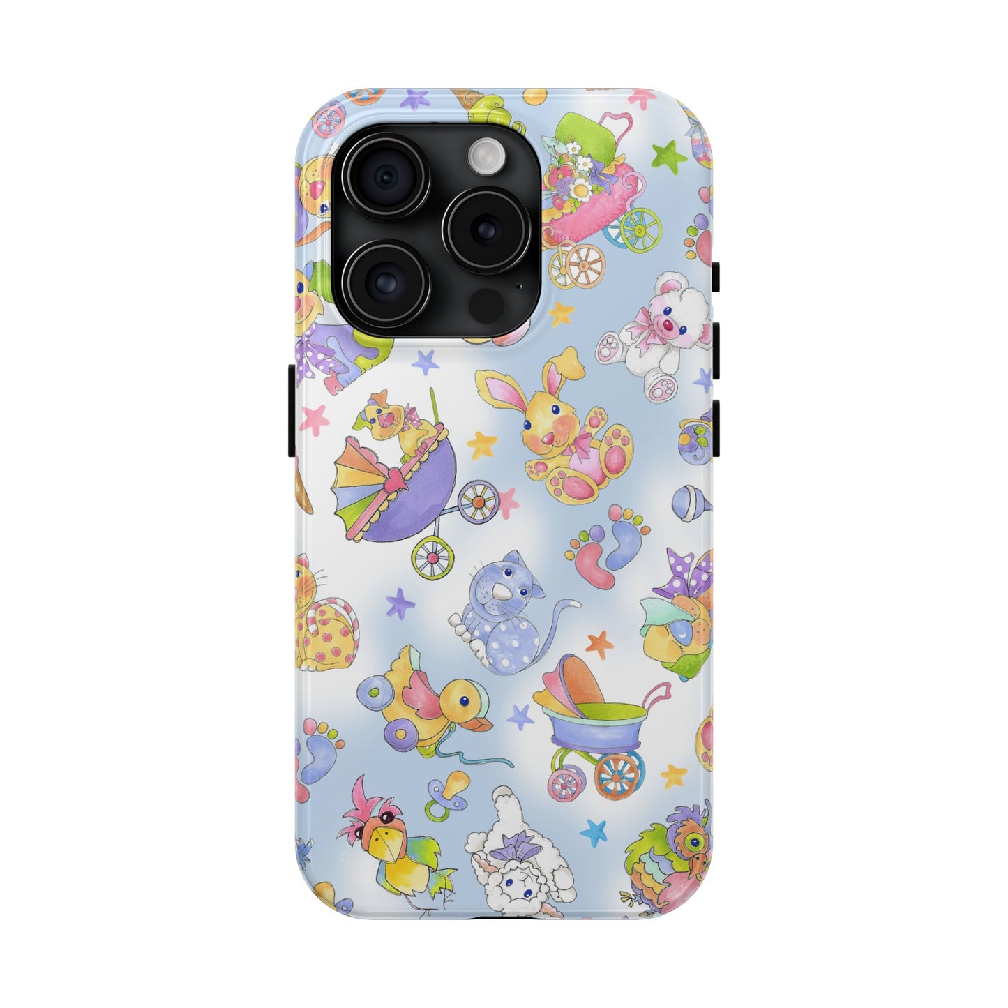 Busy Baby Blue Sky Phone Case