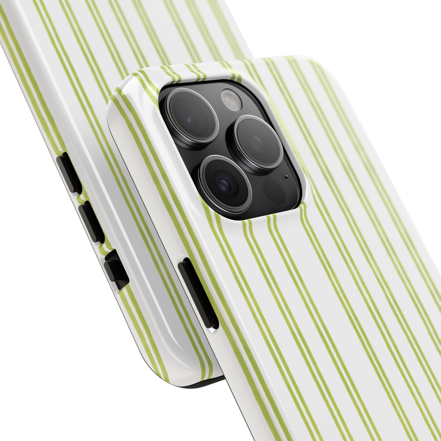 Green Double Stripe Phone Case