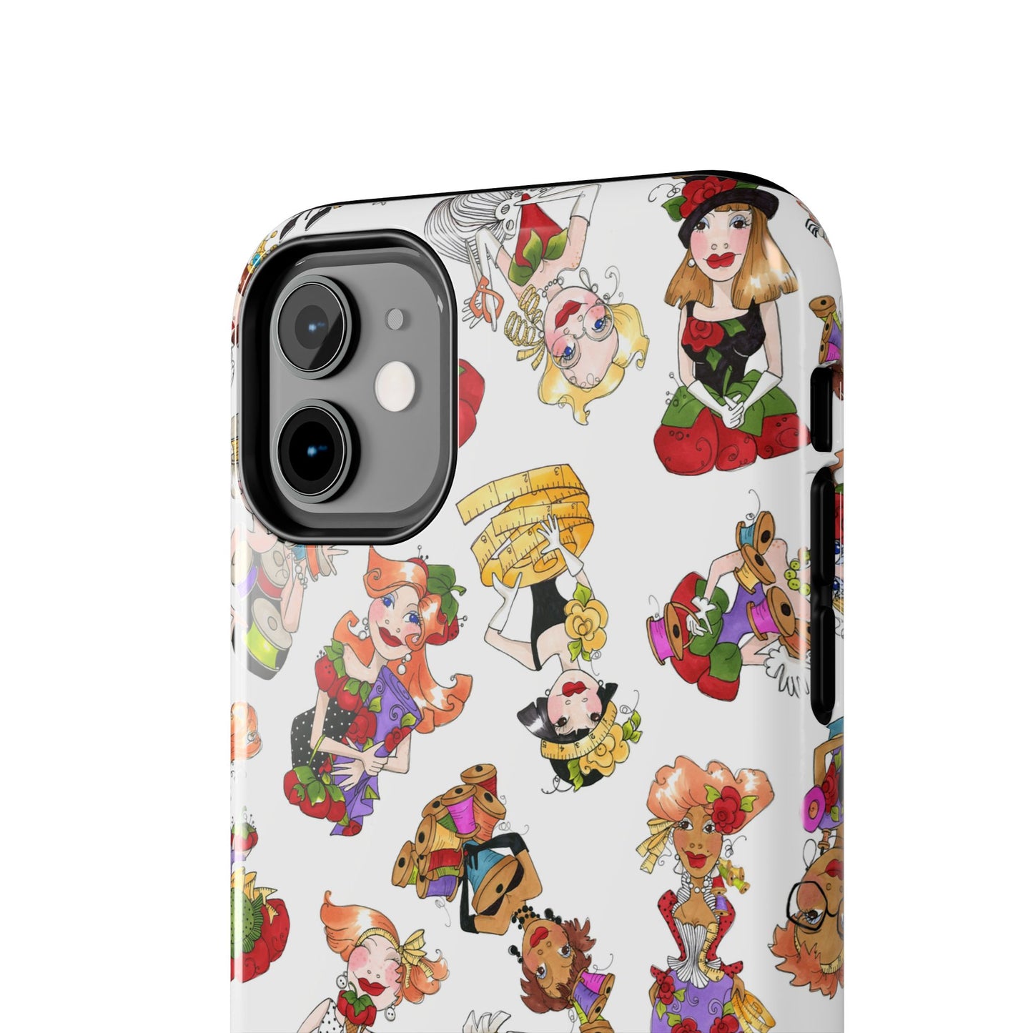 Curious Toss White Phone Case