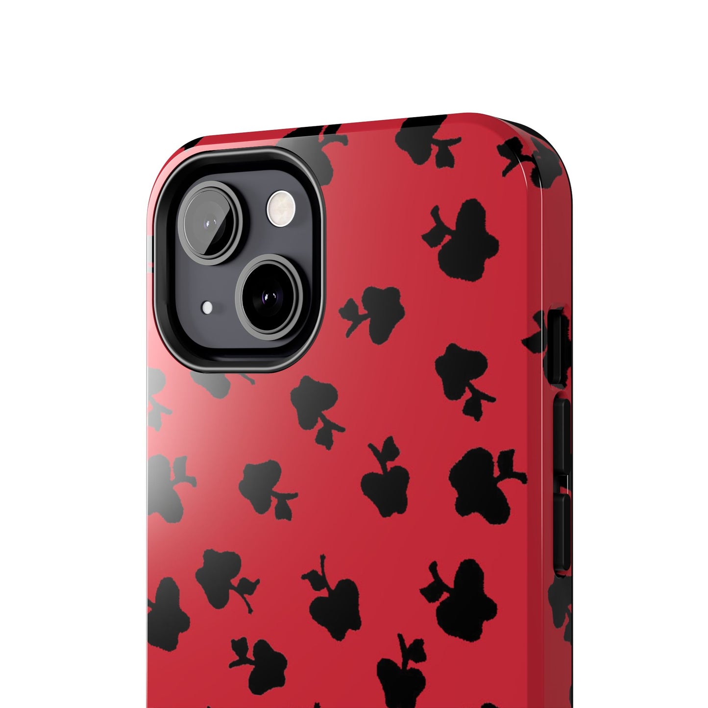 Happy Apples Red / Black Phone Case