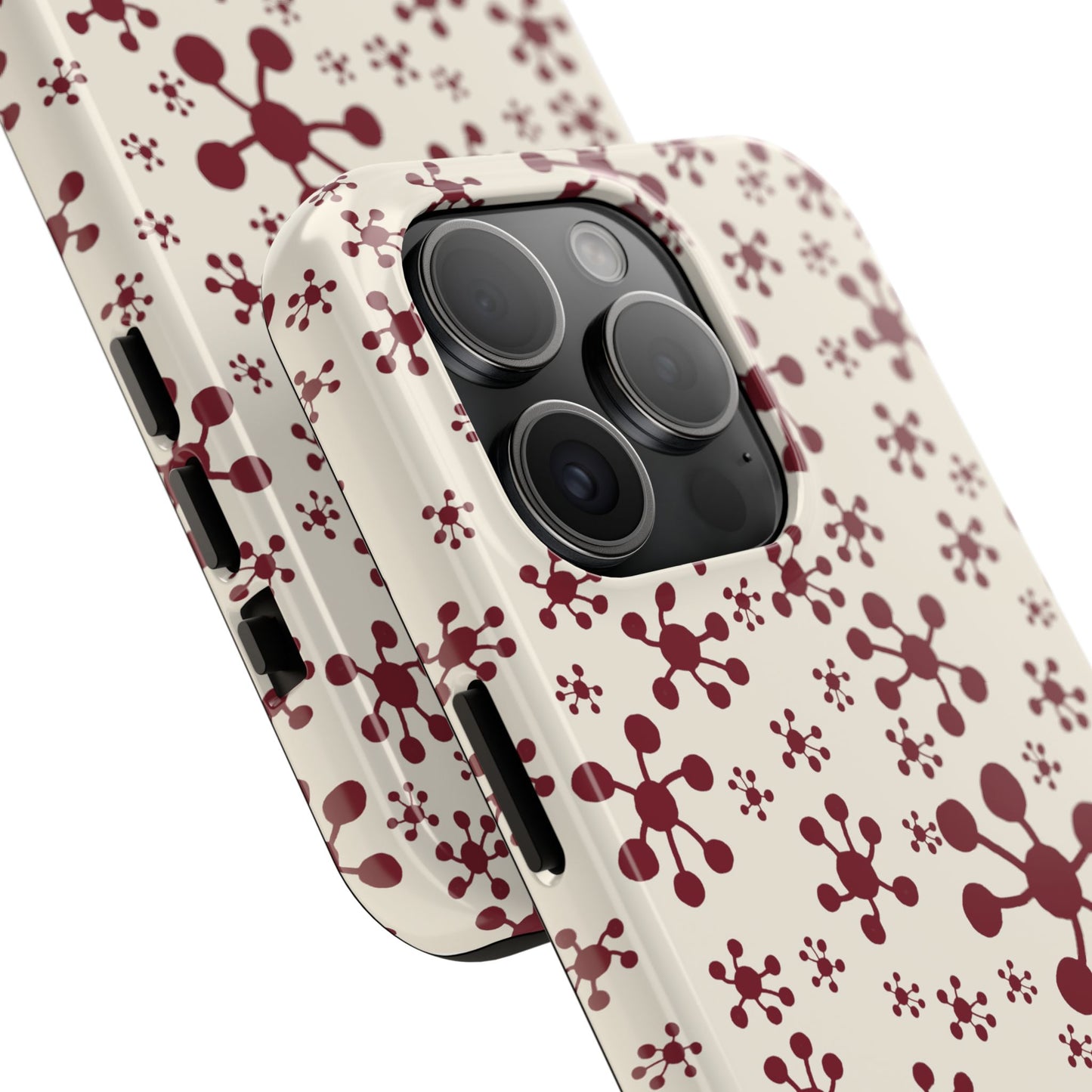 Jacks Ivory / Red Phone Case