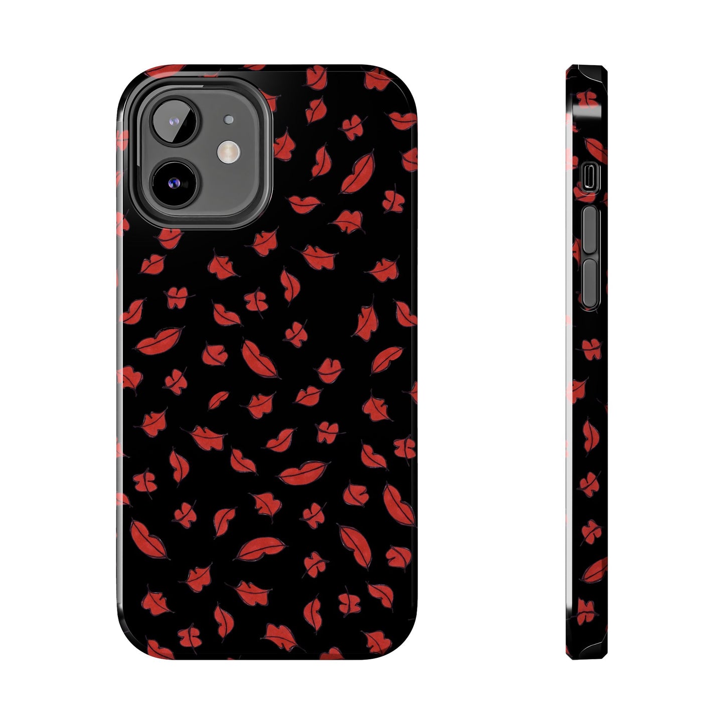 Autumn Lips Black Phone Case