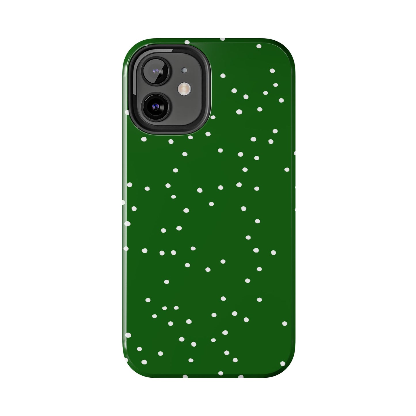 Dinky Dots Green / White Phone Case