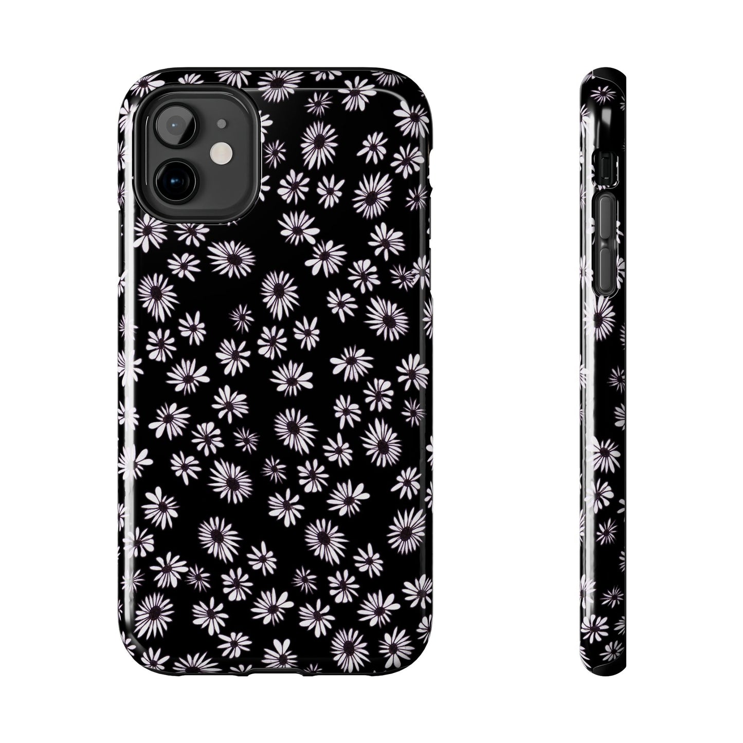 Random Daisy Black / White Phone Case
