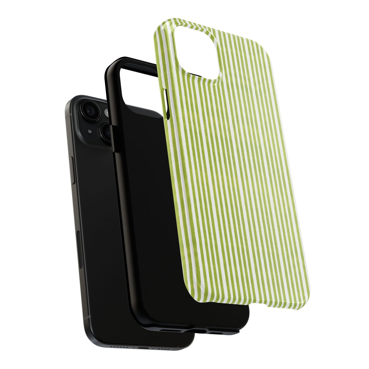 Lazy Stripe Lime Phone Case