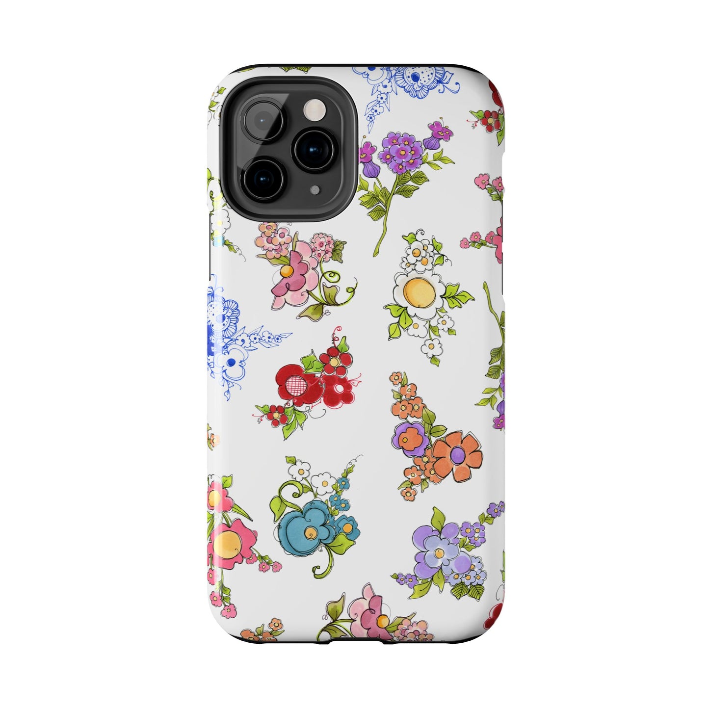 Mixed Bouquets White Phone Case