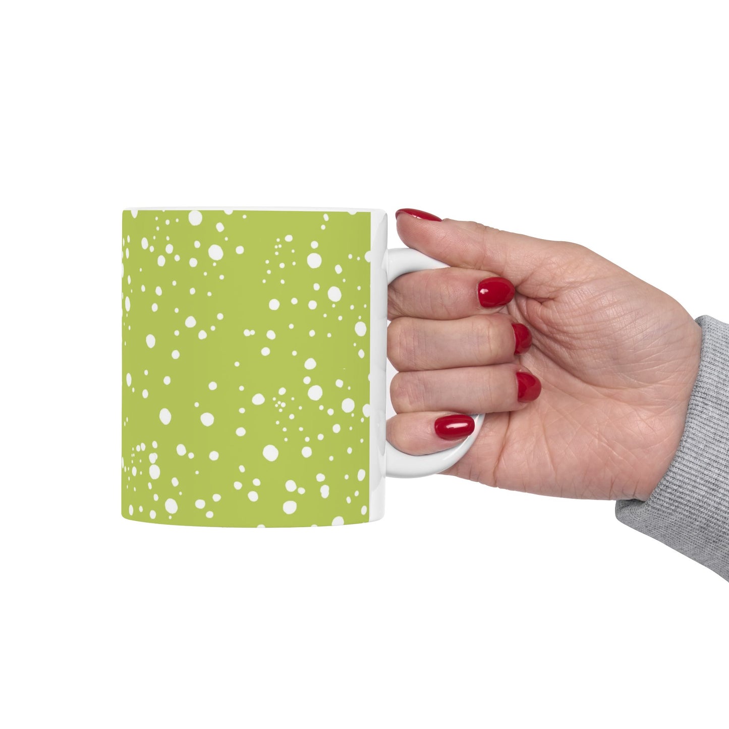 Galaxy Dots Green Cup