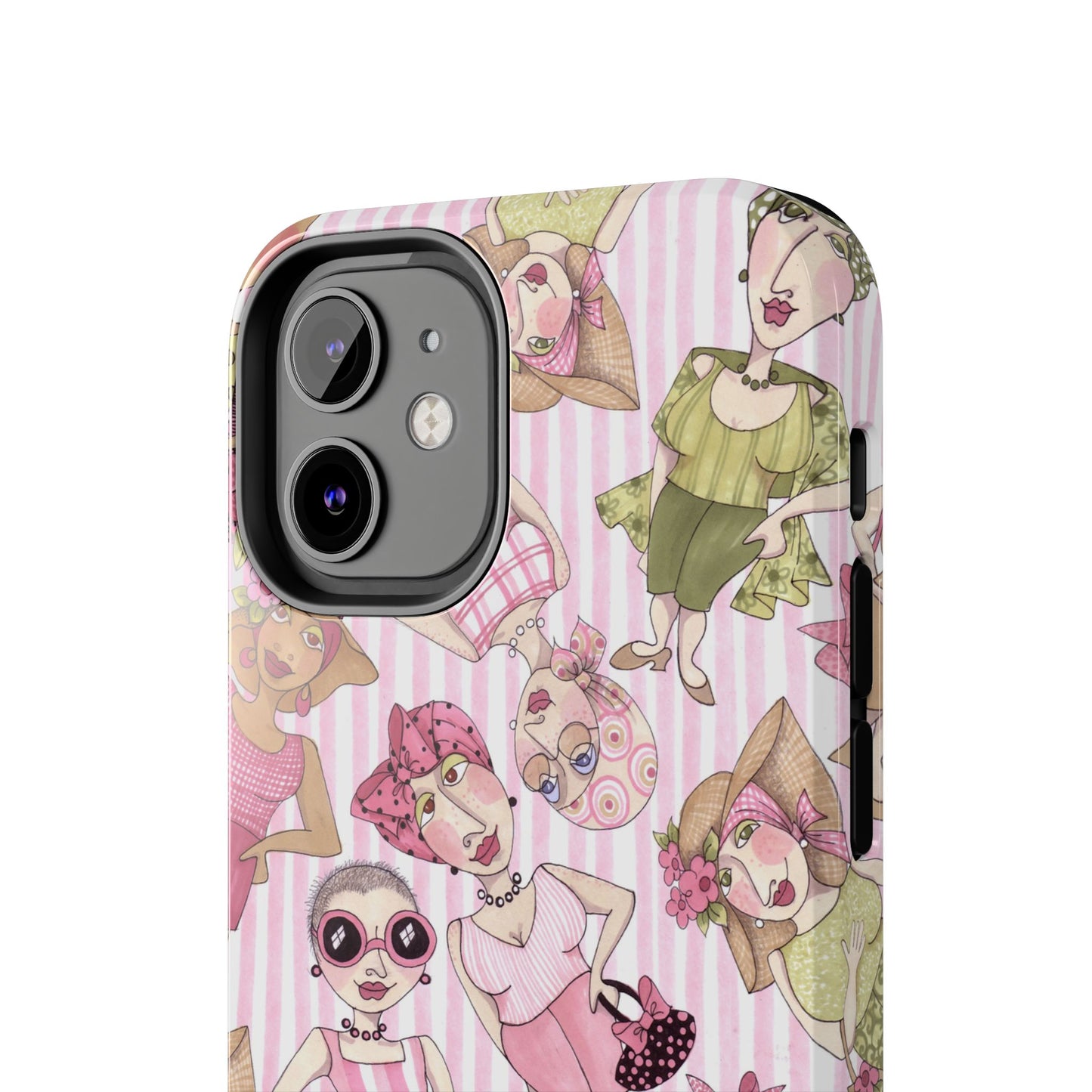 Tossed Ladies Pink Phone Case